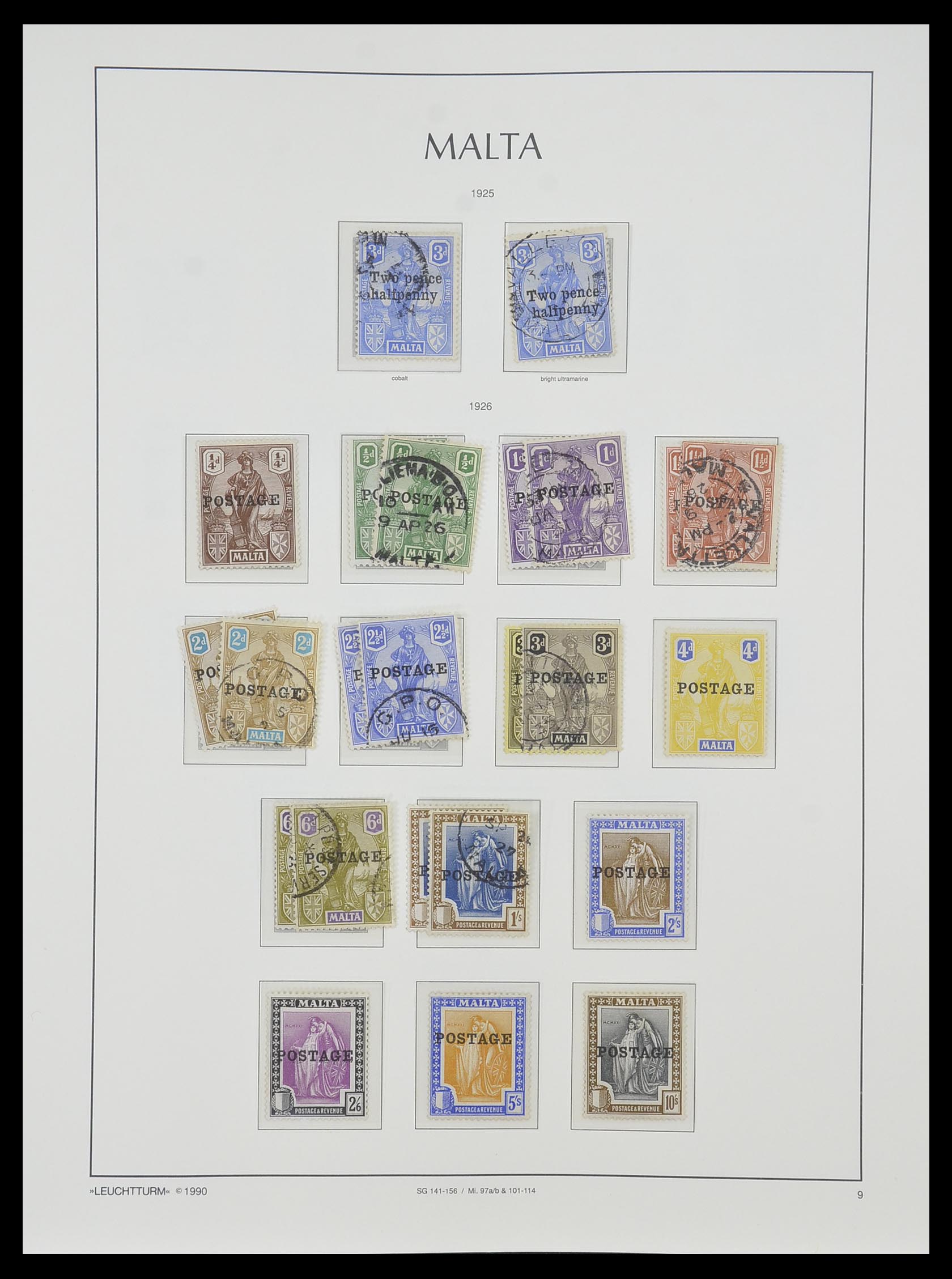 33968 009 - Stamp collection 33968 Malta 1861-2001.