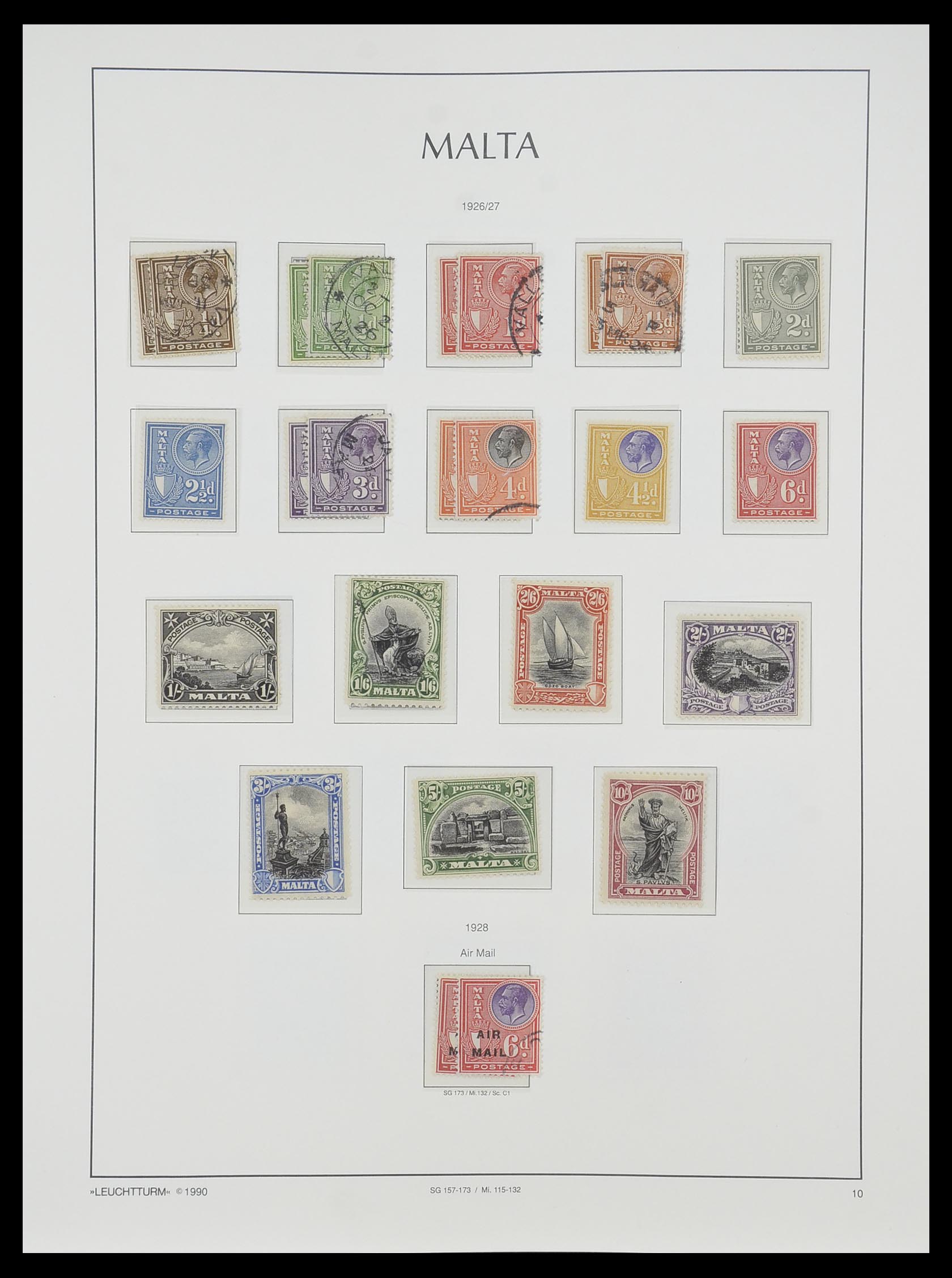 33968 010 - Stamp collection 33968 Malta 1861-2001.