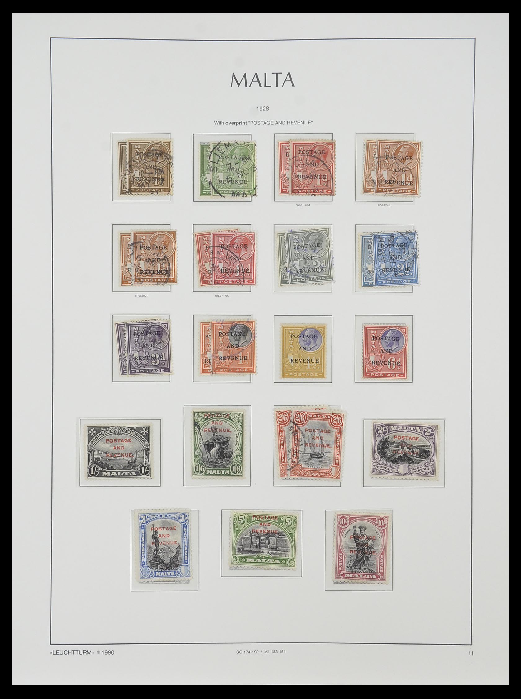 33968 011 - Postzegelverzameling 33968 Malta 1861-2001.