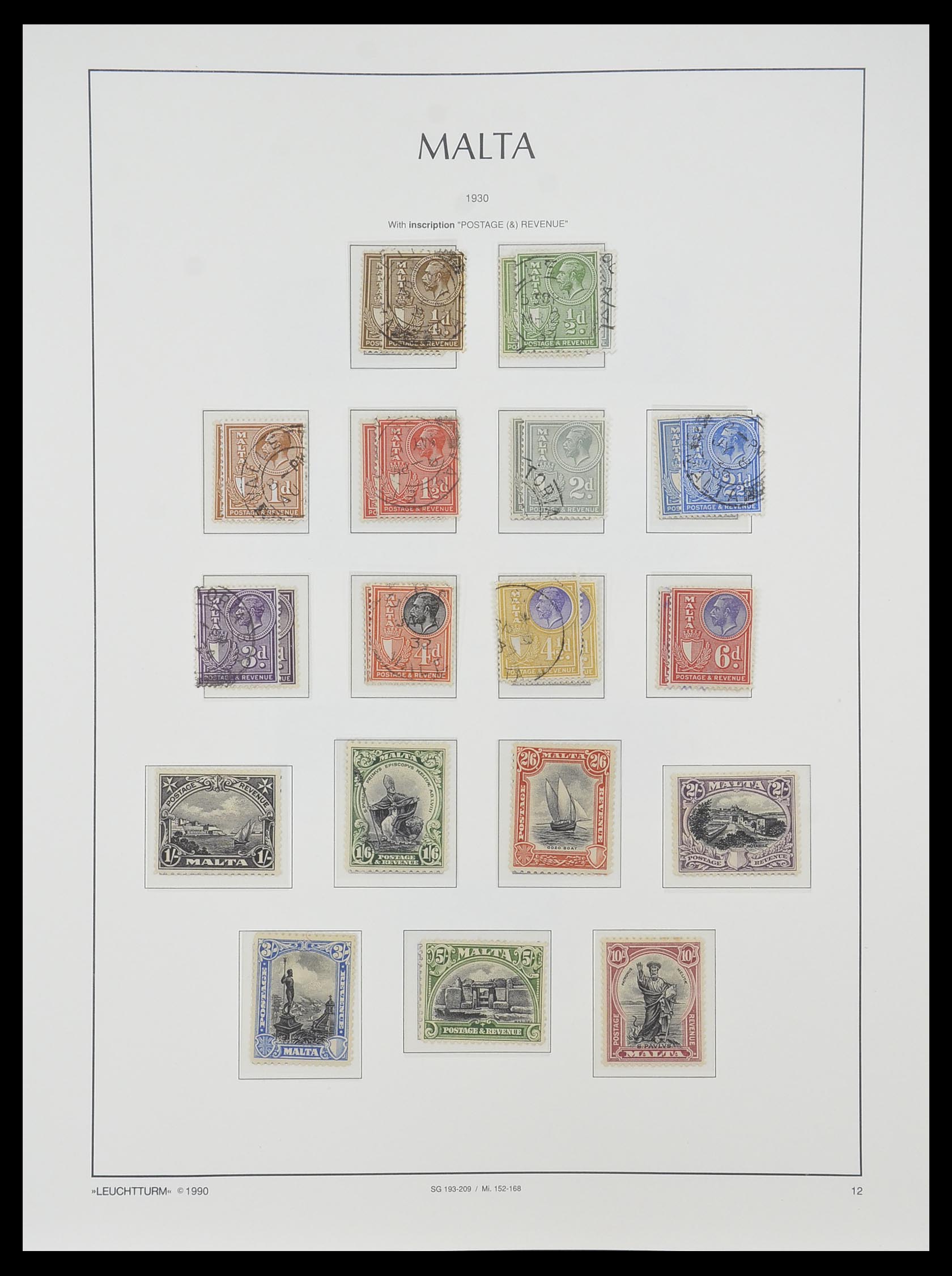 33968 012 - Stamp collection 33968 Malta 1861-2001.