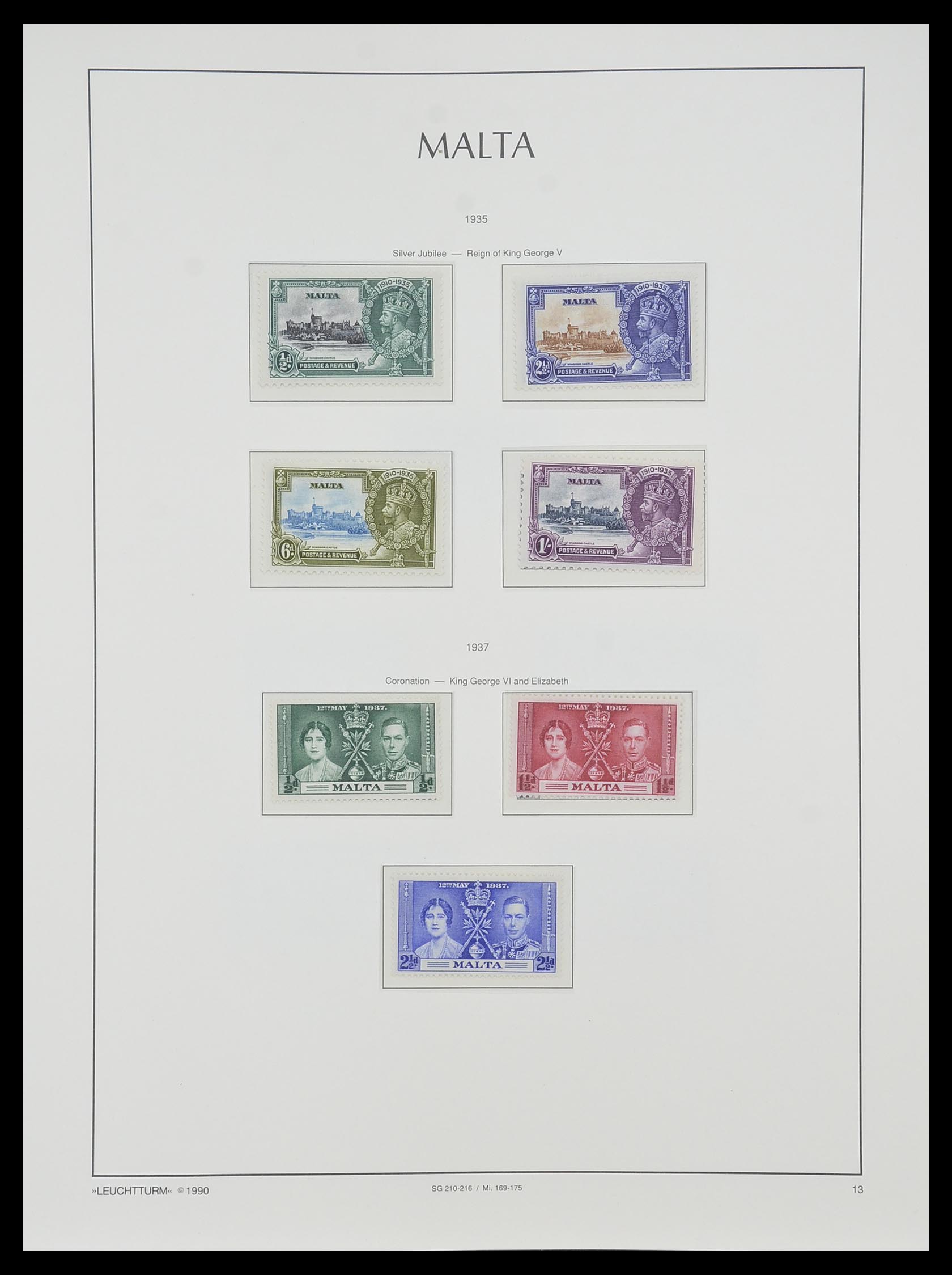 33968 013 - Postzegelverzameling 33968 Malta 1861-2001.