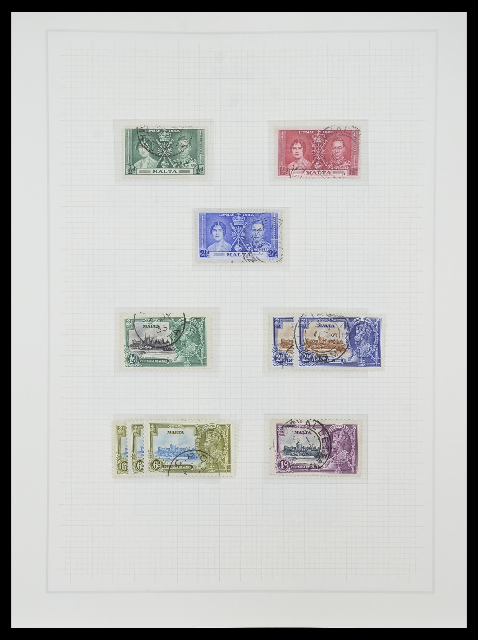 33968 014 - Postzegelverzameling 33968 Malta 1861-2001.
