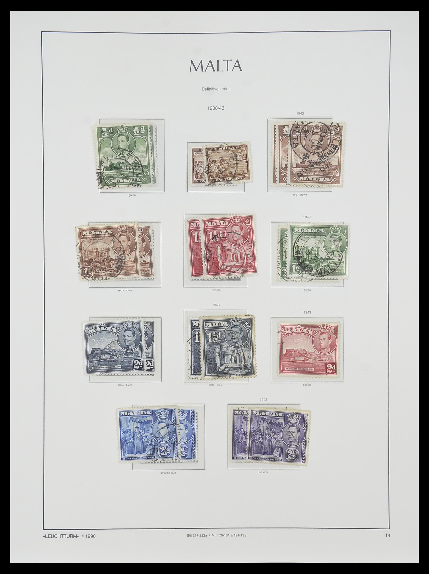 33968 015 - Postzegelverzameling 33968 Malta 1861-2001.
