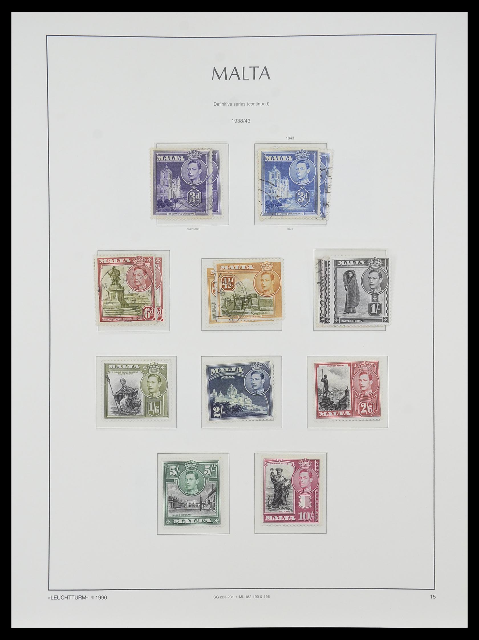33968 016 - Stamp collection 33968 Malta 1861-2001.