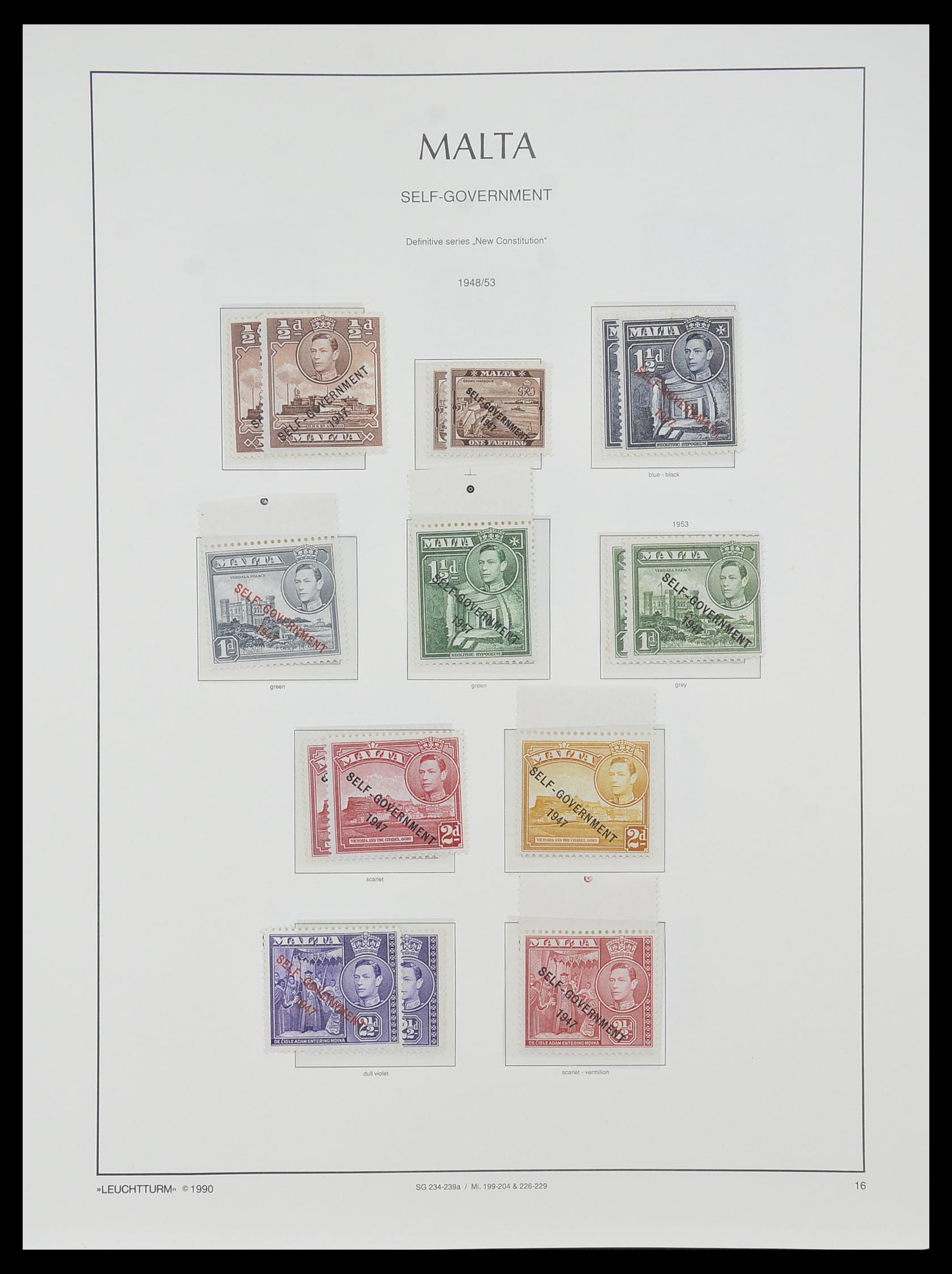 33968 017 - Stamp collection 33968 Malta 1861-2001.