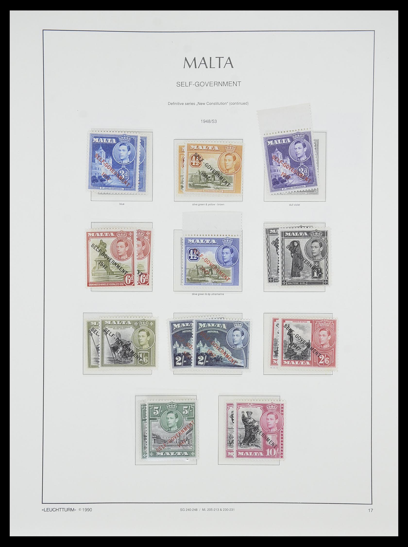 33968 019 - Stamp collection 33968 Malta 1861-2001.