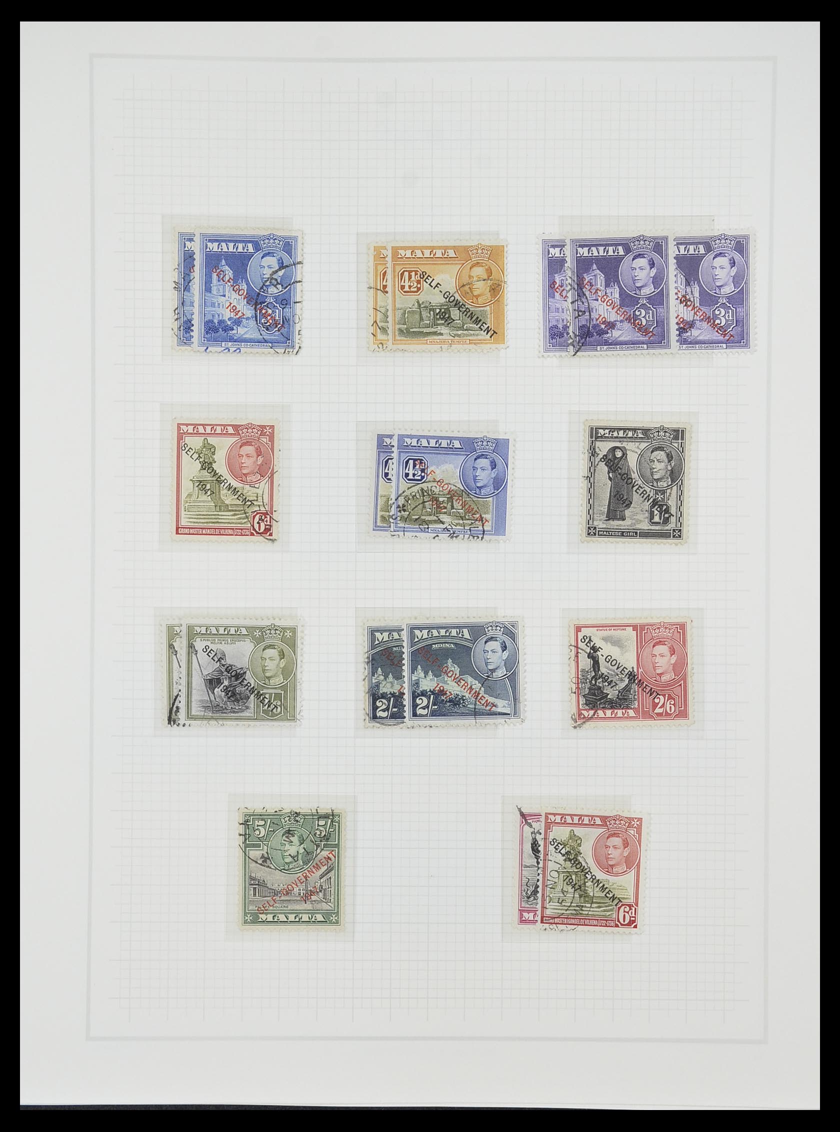 33968 020 - Postzegelverzameling 33968 Malta 1861-2001.