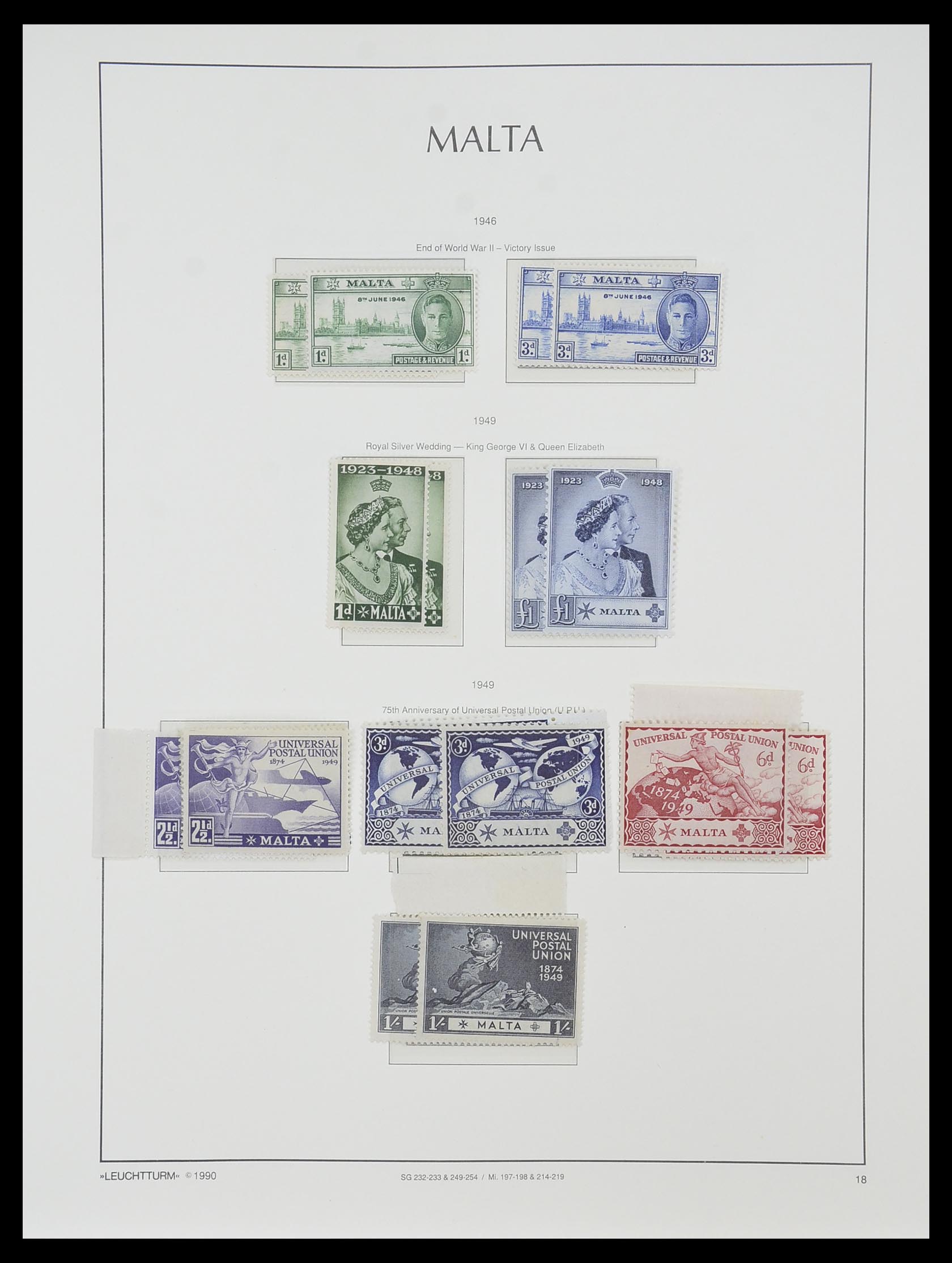 33968 021 - Stamp collection 33968 Malta 1861-2001.