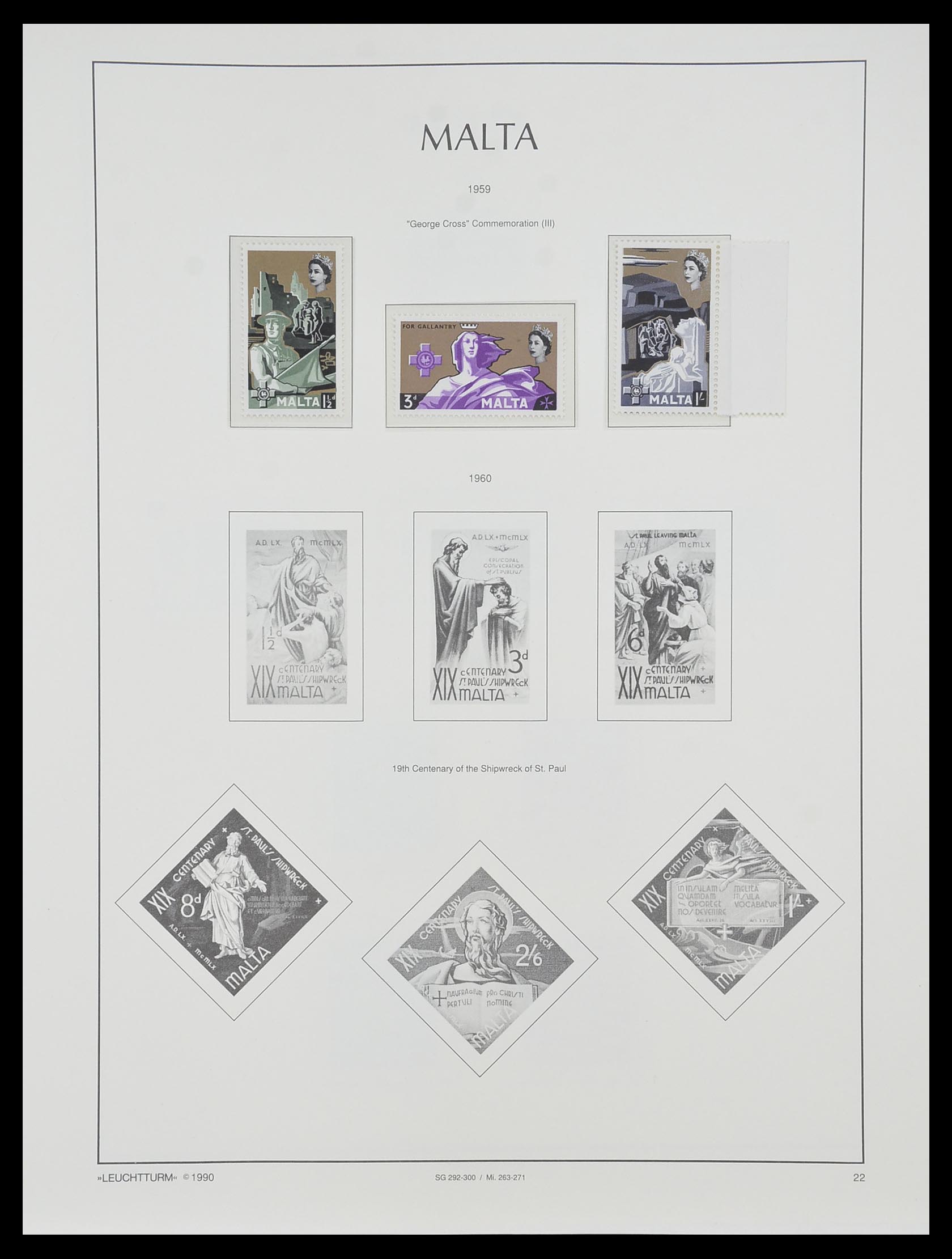 33968 027 - Postzegelverzameling 33968 Malta 1861-2001.