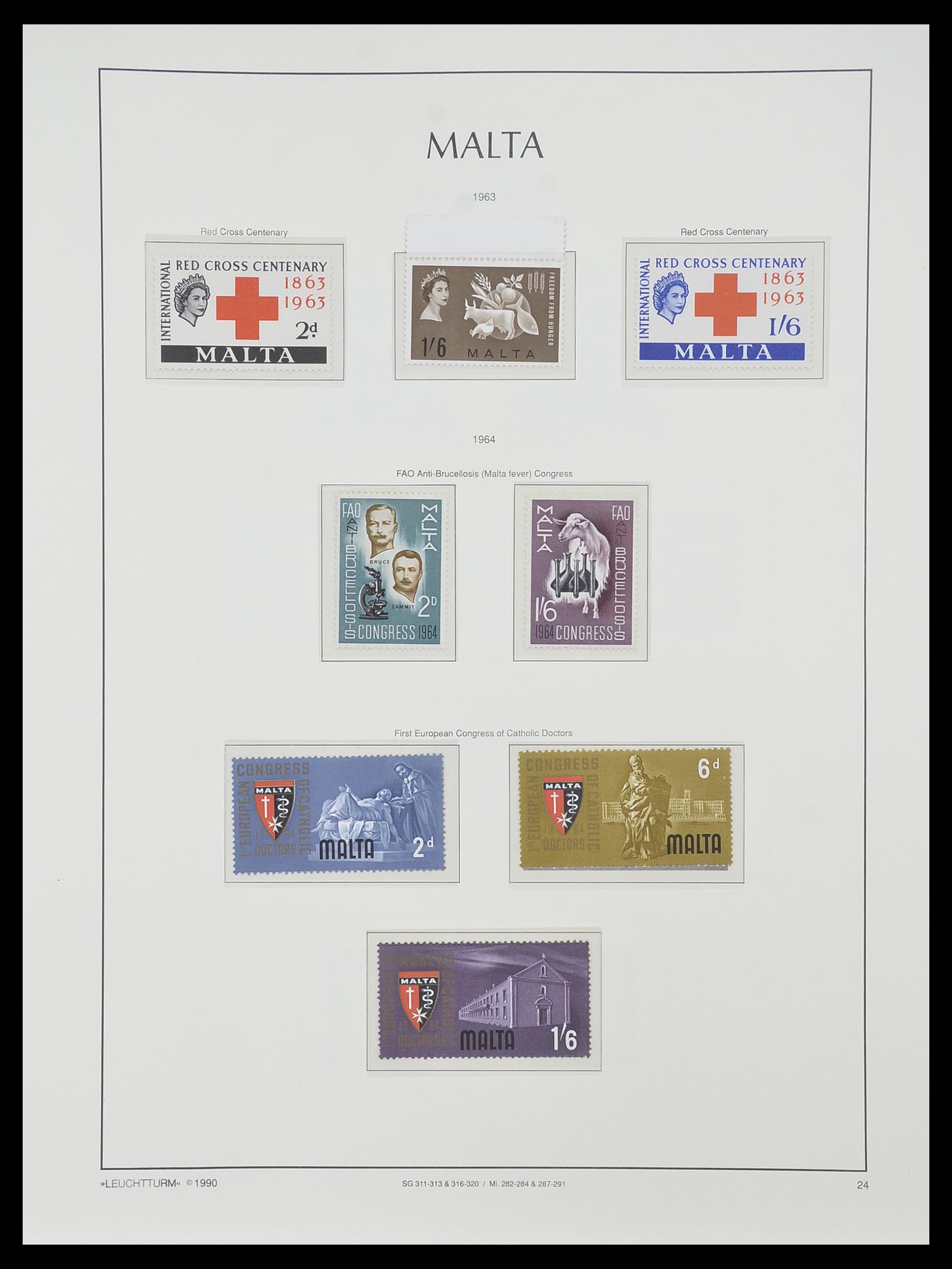 33968 029 - Postzegelverzameling 33968 Malta 1861-2001.