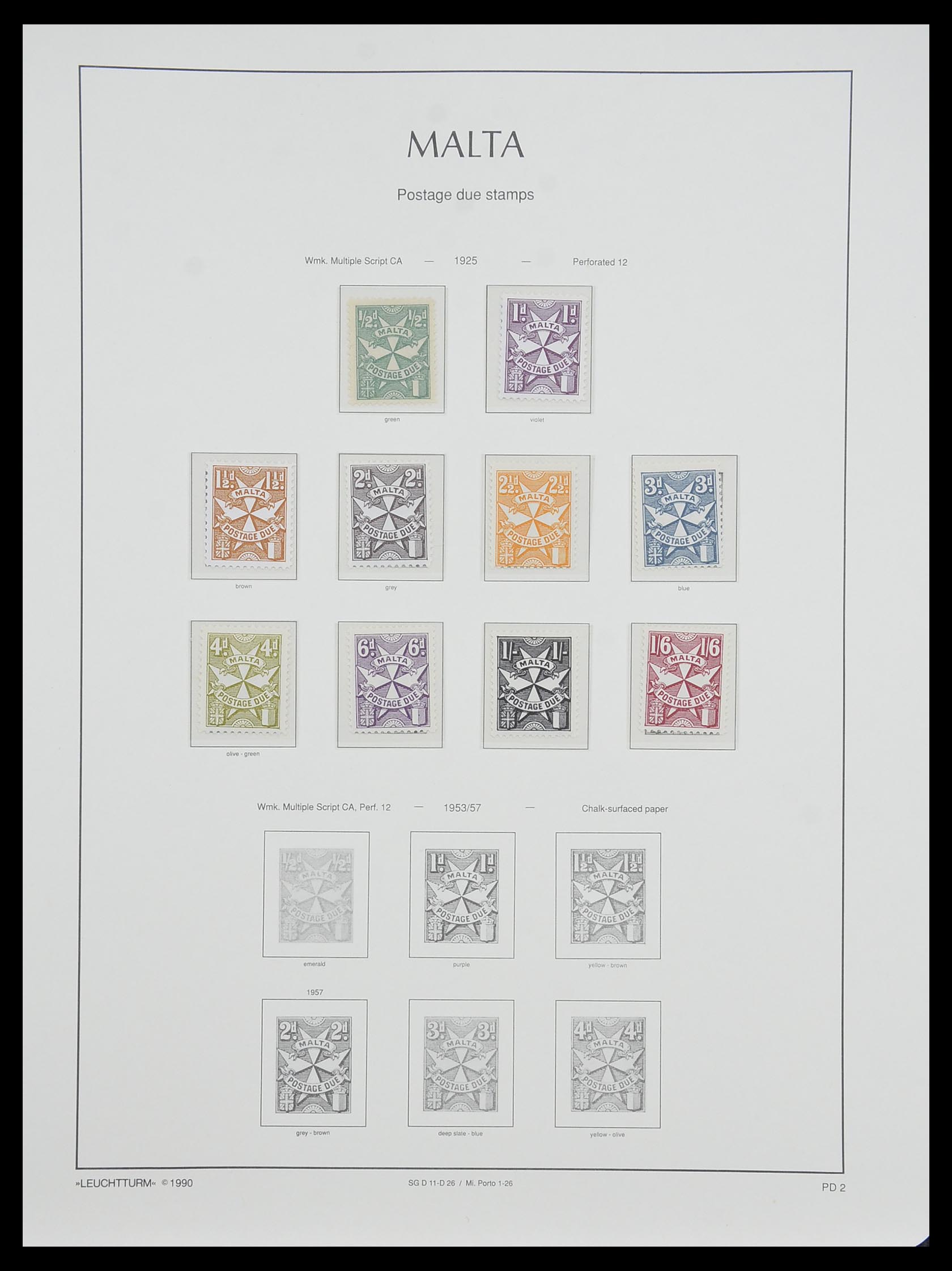 33968 031 - Stamp collection 33968 Malta 1861-2001.