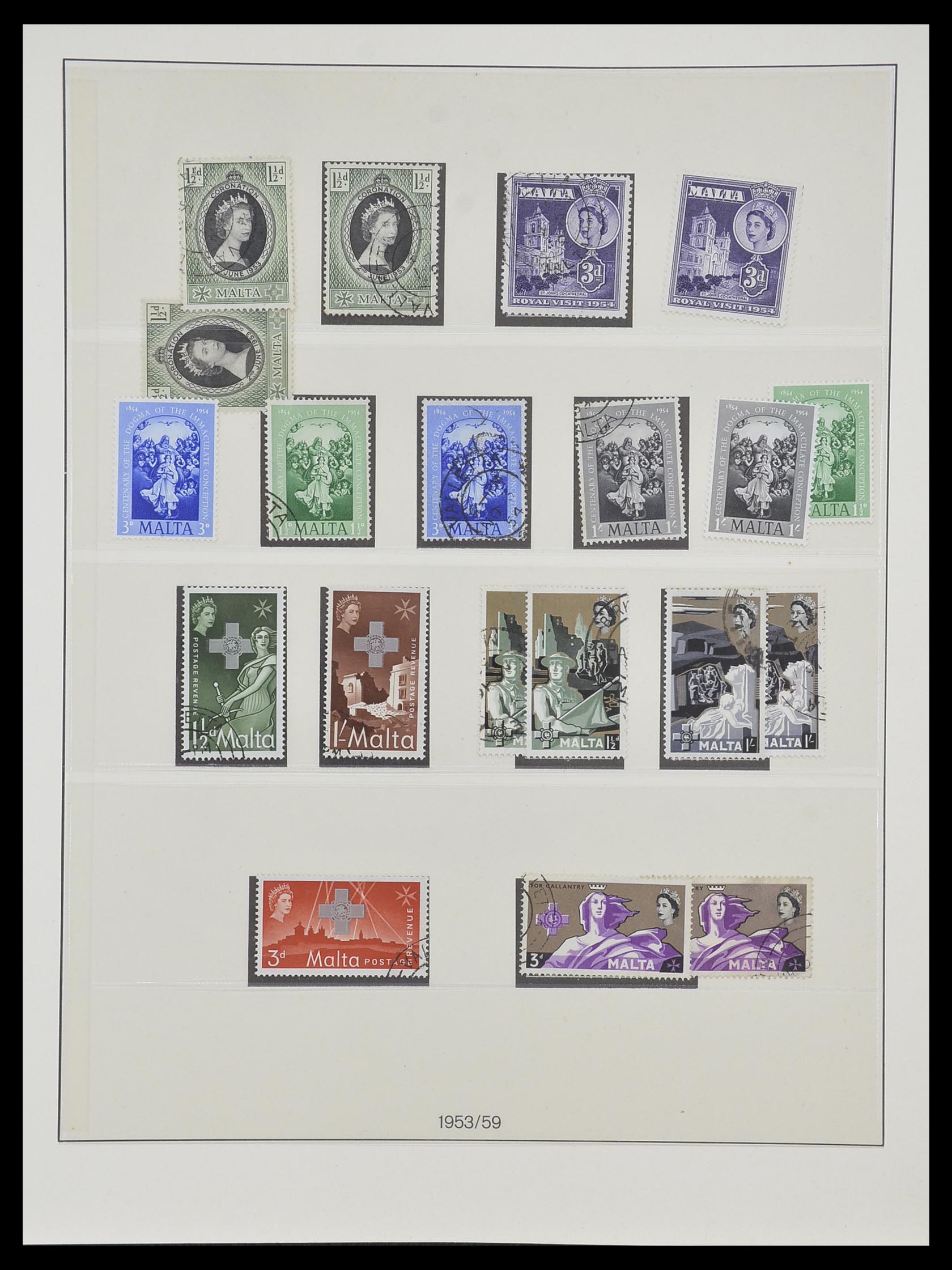 33968 032 - Stamp collection 33968 Malta 1861-2001.
