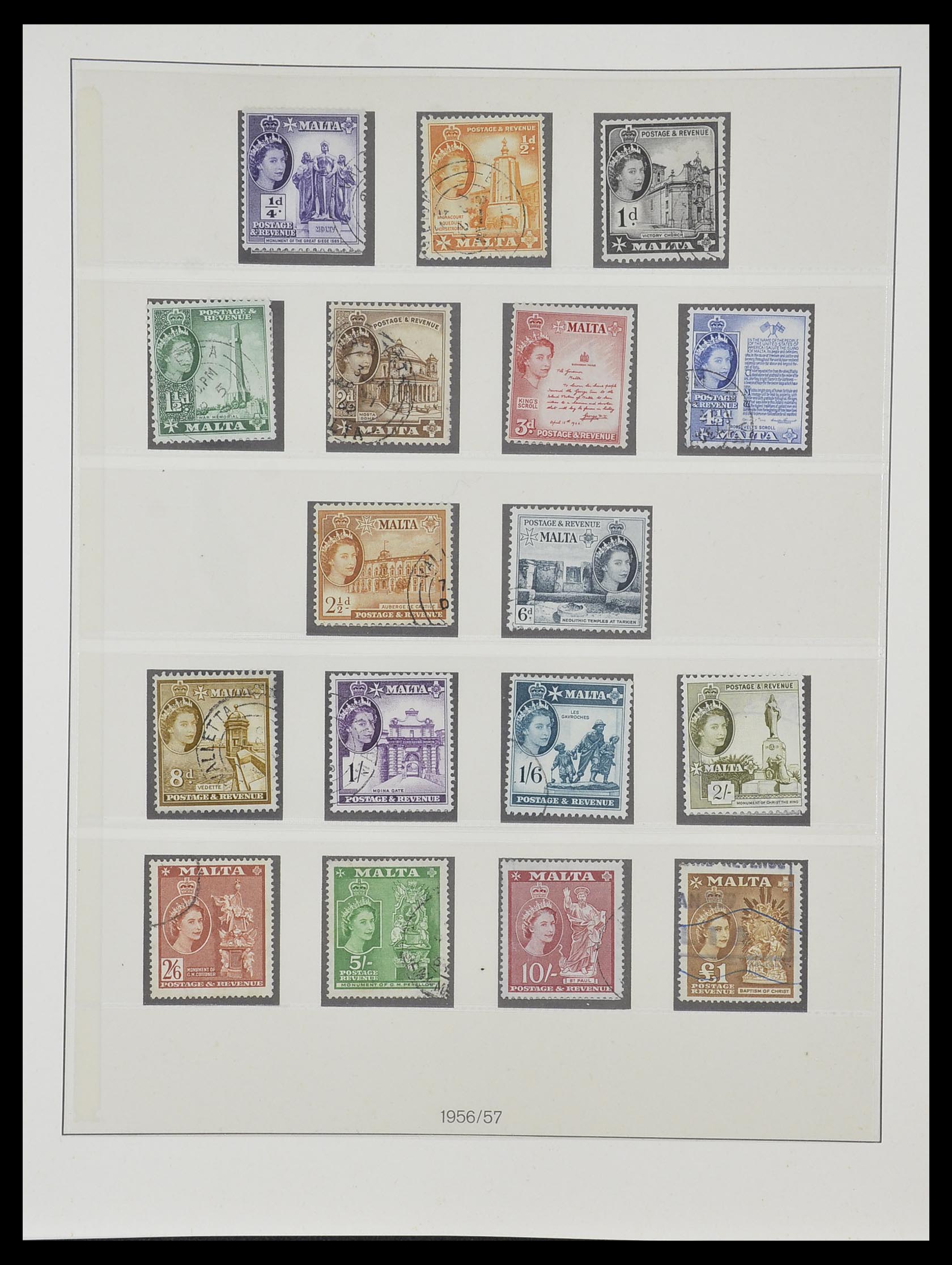 33968 035 - Postzegelverzameling 33968 Malta 1861-2001.