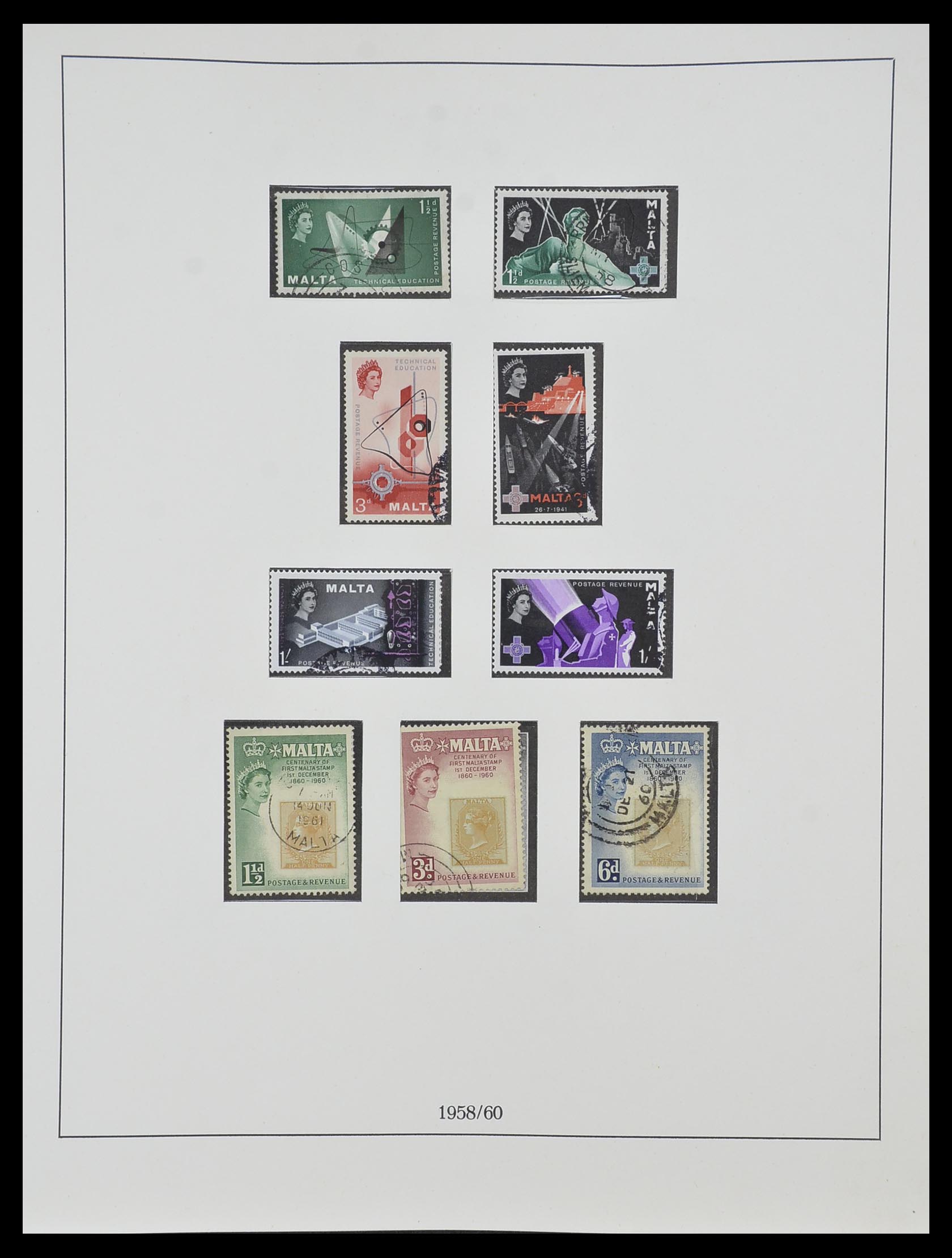 33968 036 - Stamp collection 33968 Malta 1861-2001.