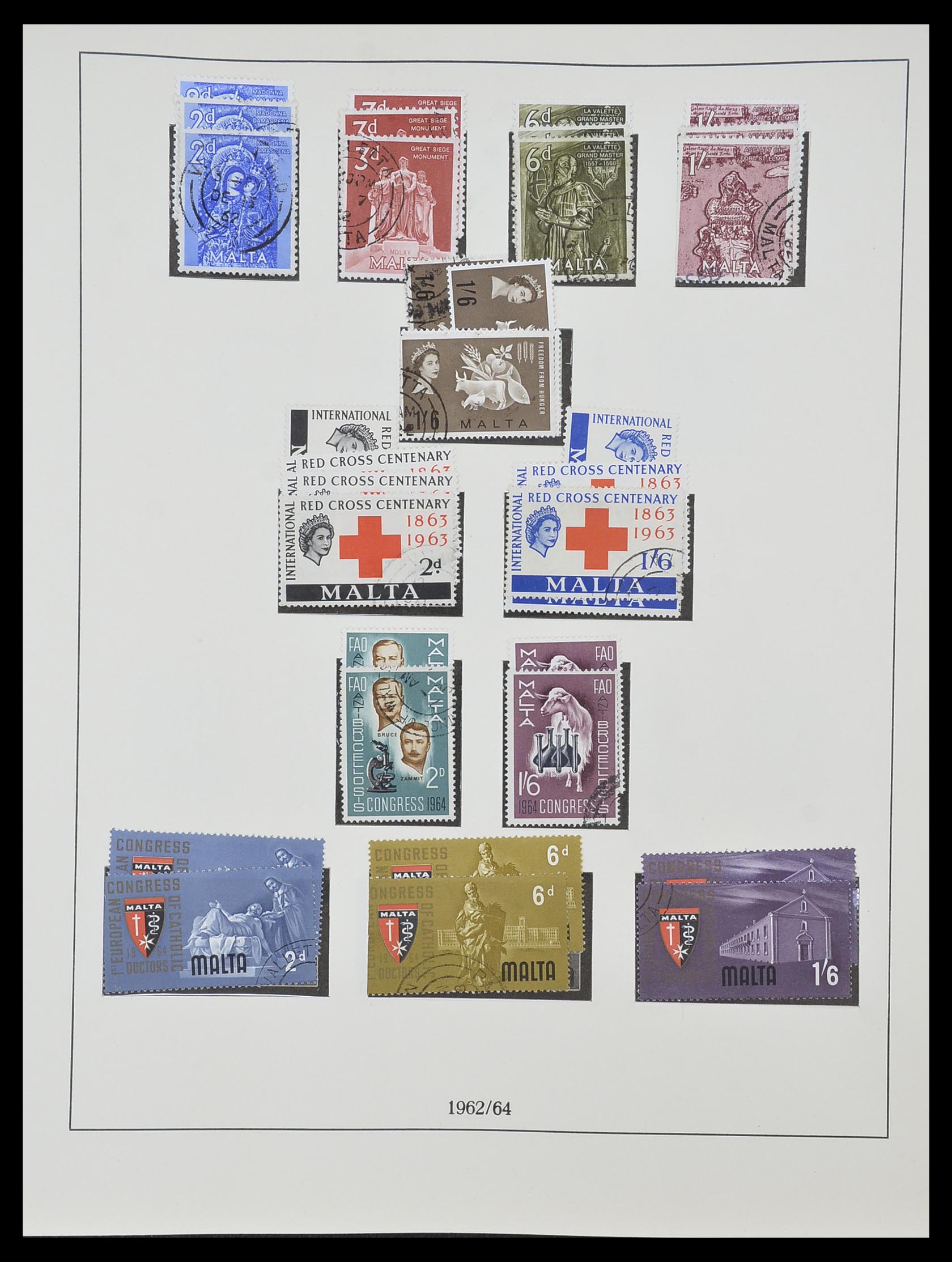 33968 038 - Postzegelverzameling 33968 Malta 1861-2001.