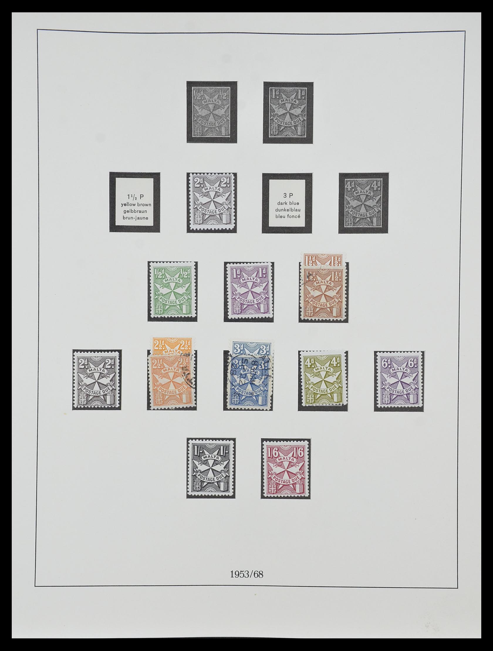 33968 039 - Postzegelverzameling 33968 Malta 1861-2001.