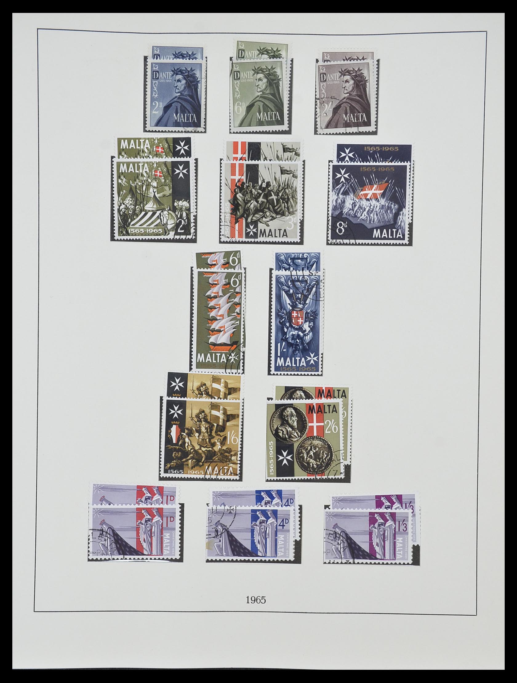 33968 040 - Postzegelverzameling 33968 Malta 1861-2001.