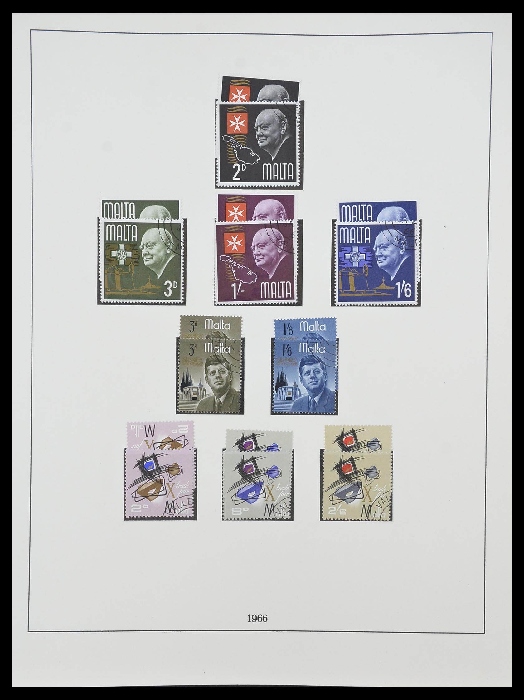 33968 041 - Postzegelverzameling 33968 Malta 1861-2001.