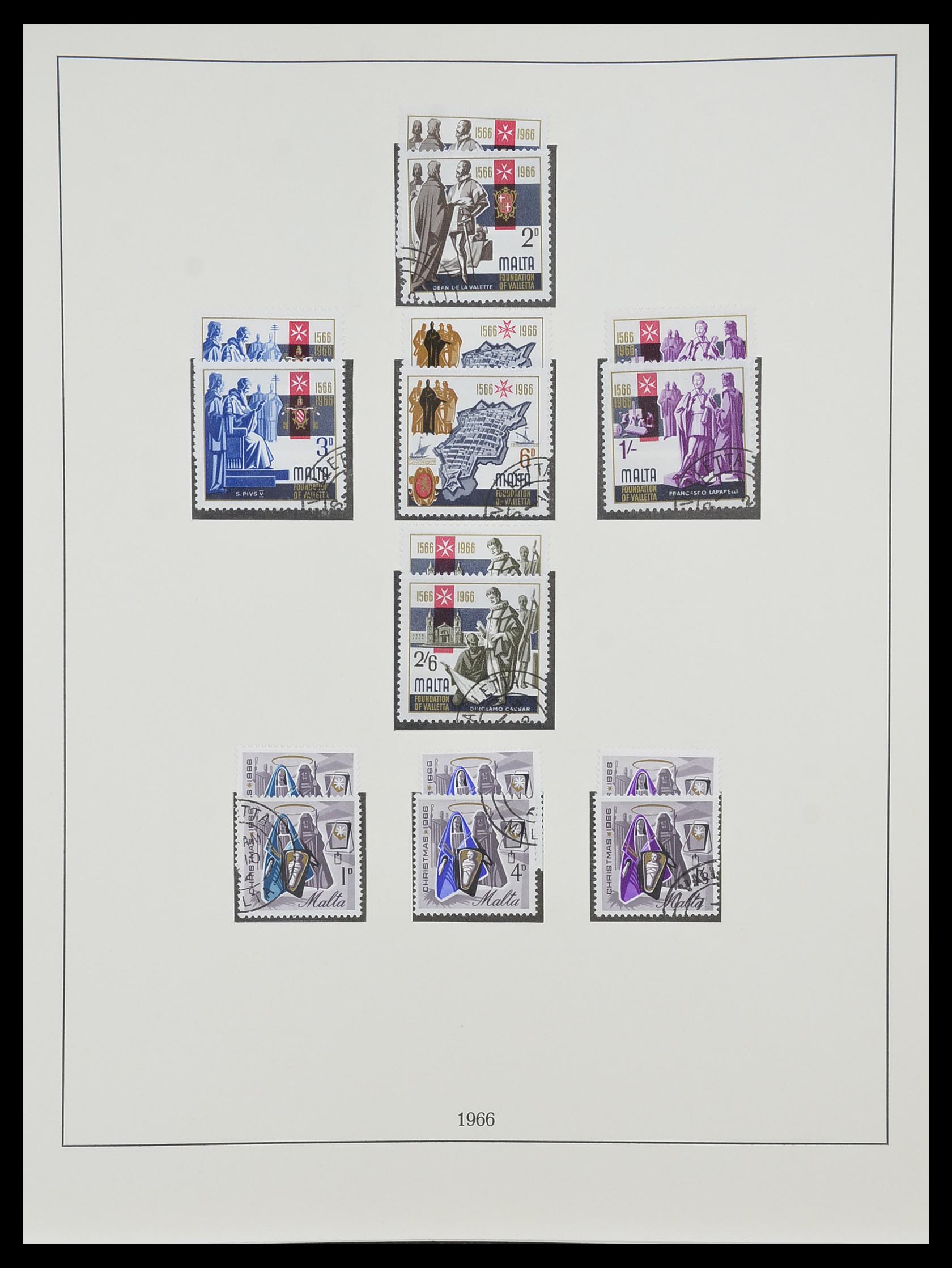 33968 042 - Postzegelverzameling 33968 Malta 1861-2001.