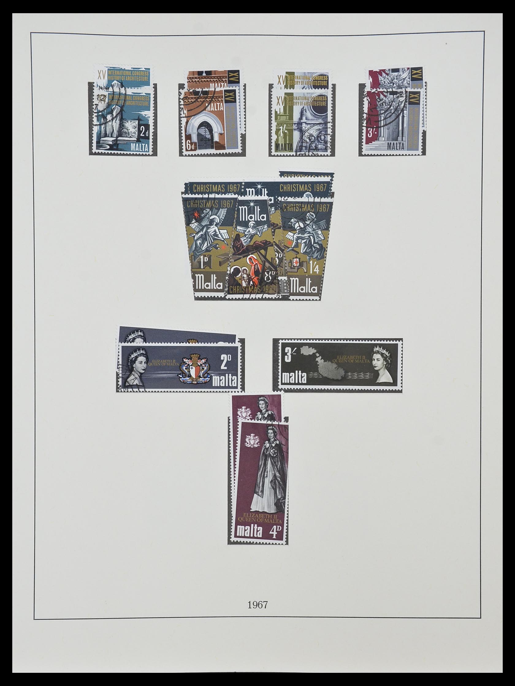 33968 044 - Postzegelverzameling 33968 Malta 1861-2001.
