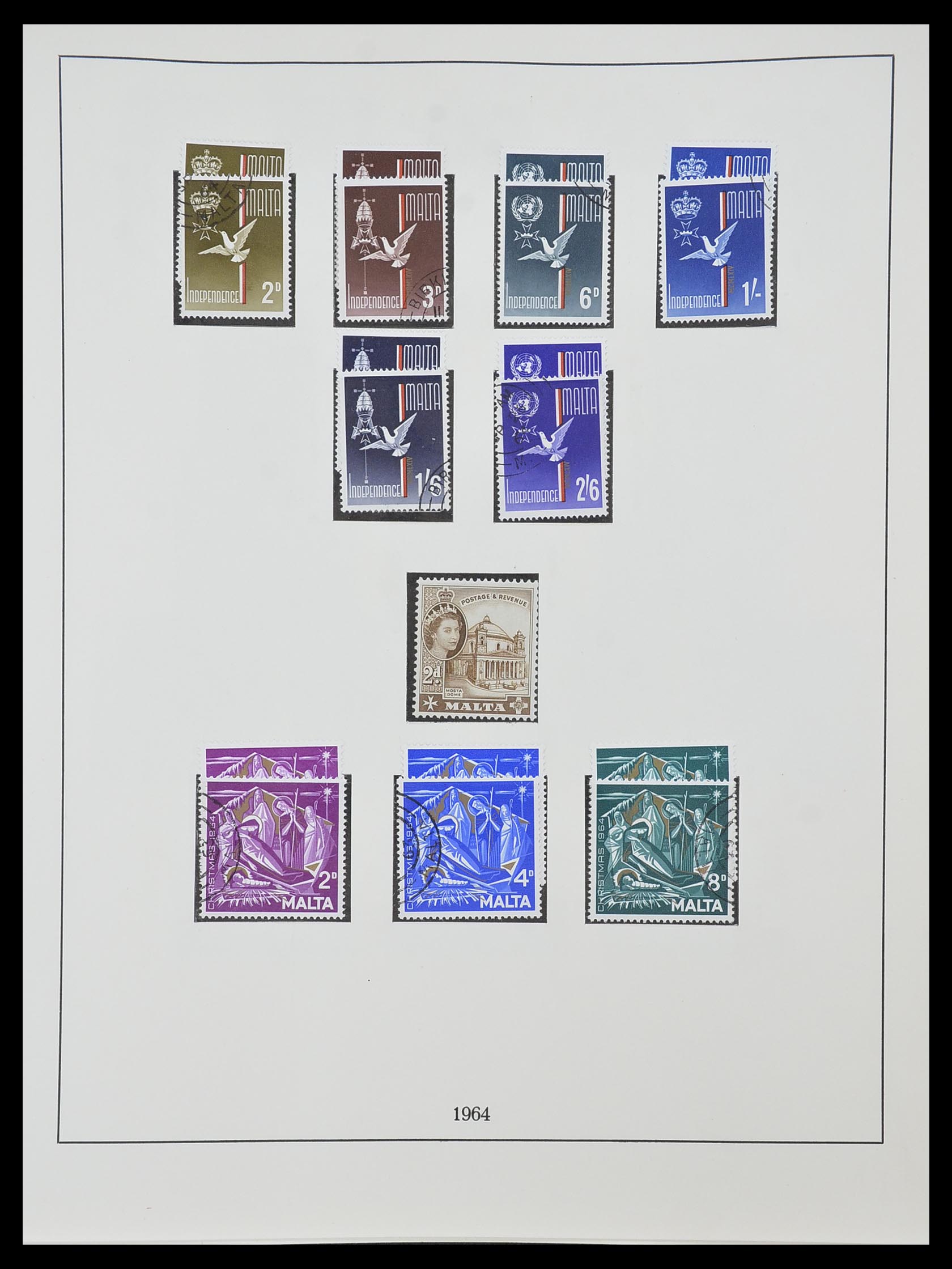33968 046 - Postzegelverzameling 33968 Malta 1861-2001.