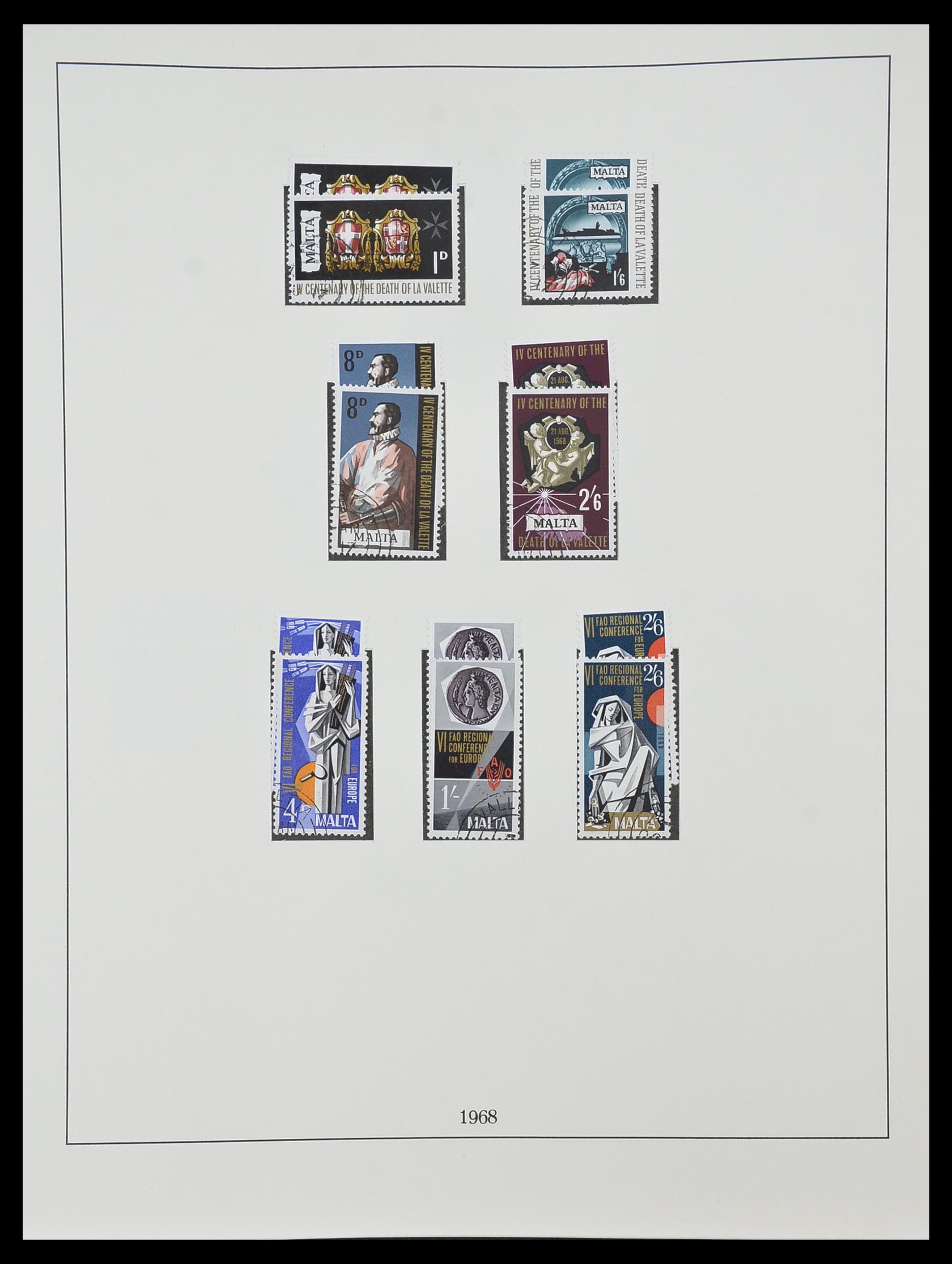 33968 048 - Stamp collection 33968 Malta 1861-2001.