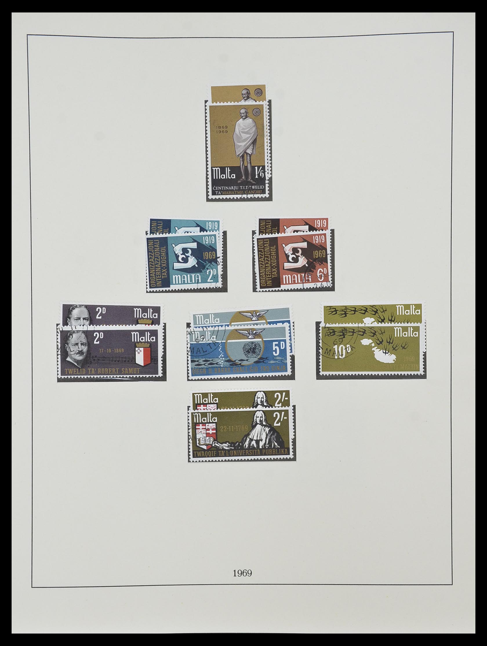 33968 049 - Stamp collection 33968 Malta 1861-2001.