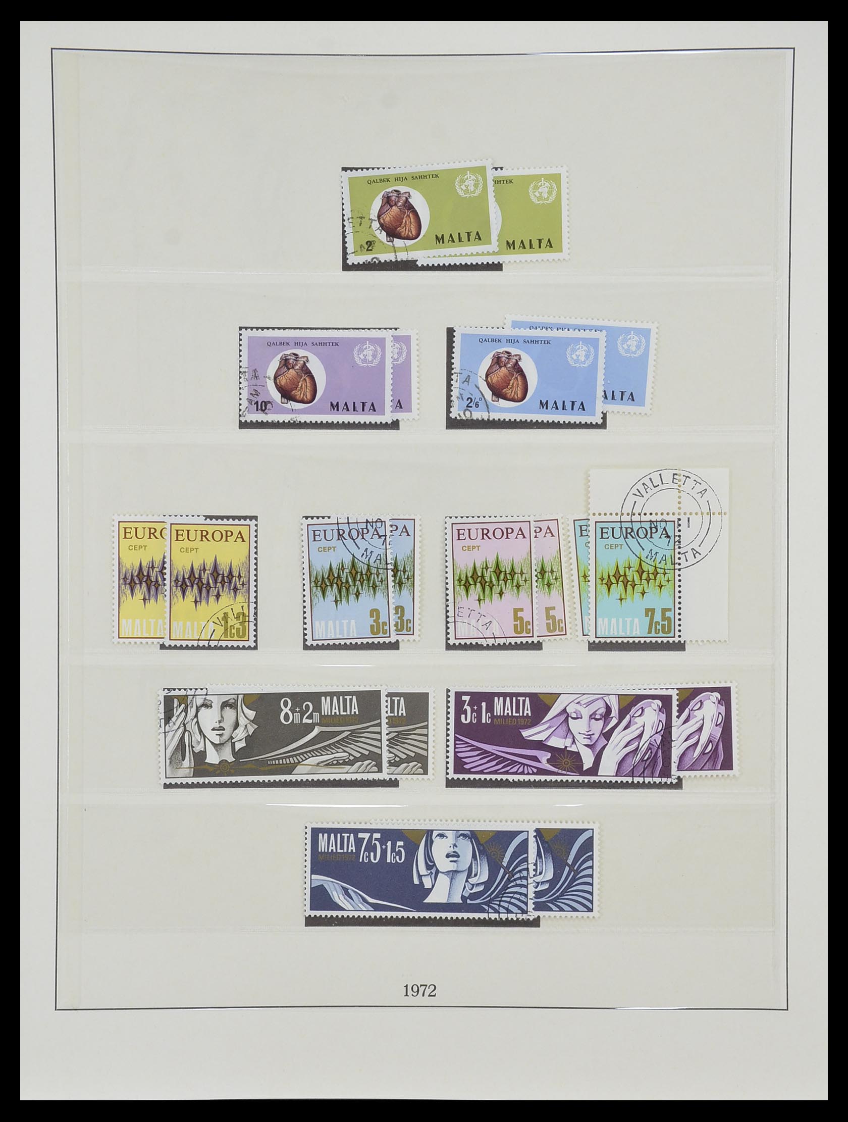 33968 056 - Postzegelverzameling 33968 Malta 1861-2001.
