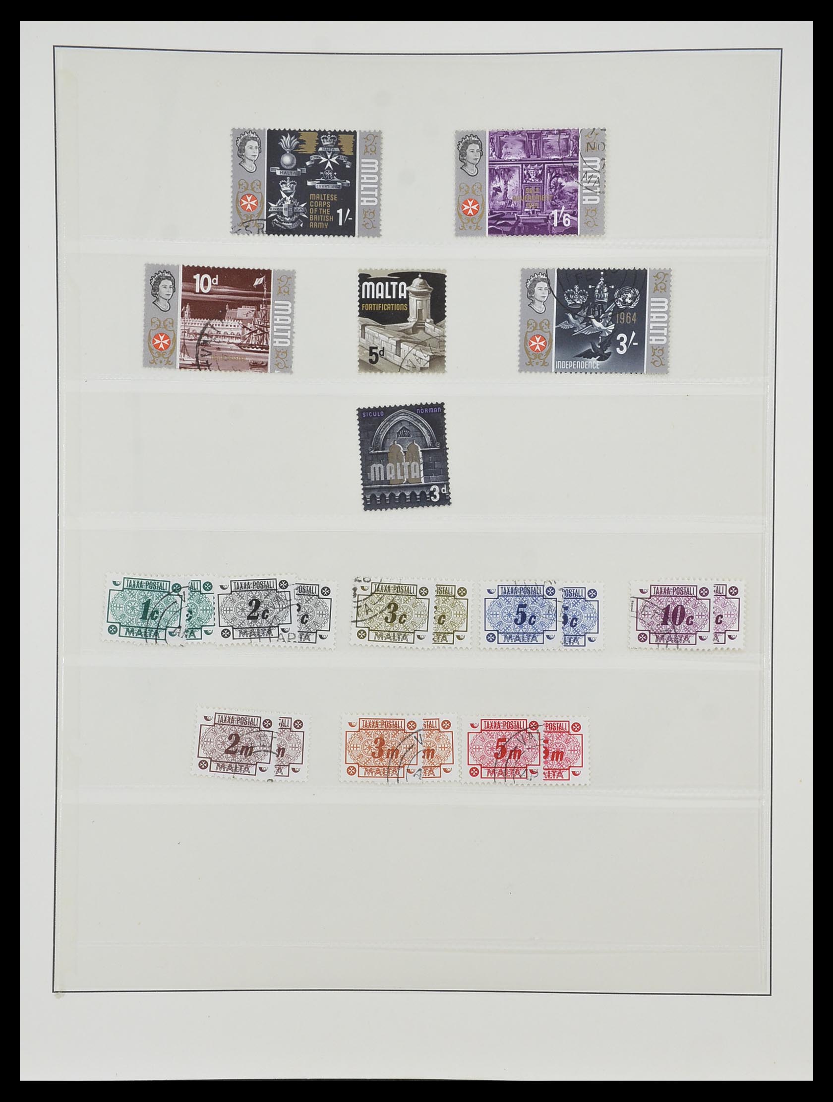 33968 057 - Stamp collection 33968 Malta 1861-2001.