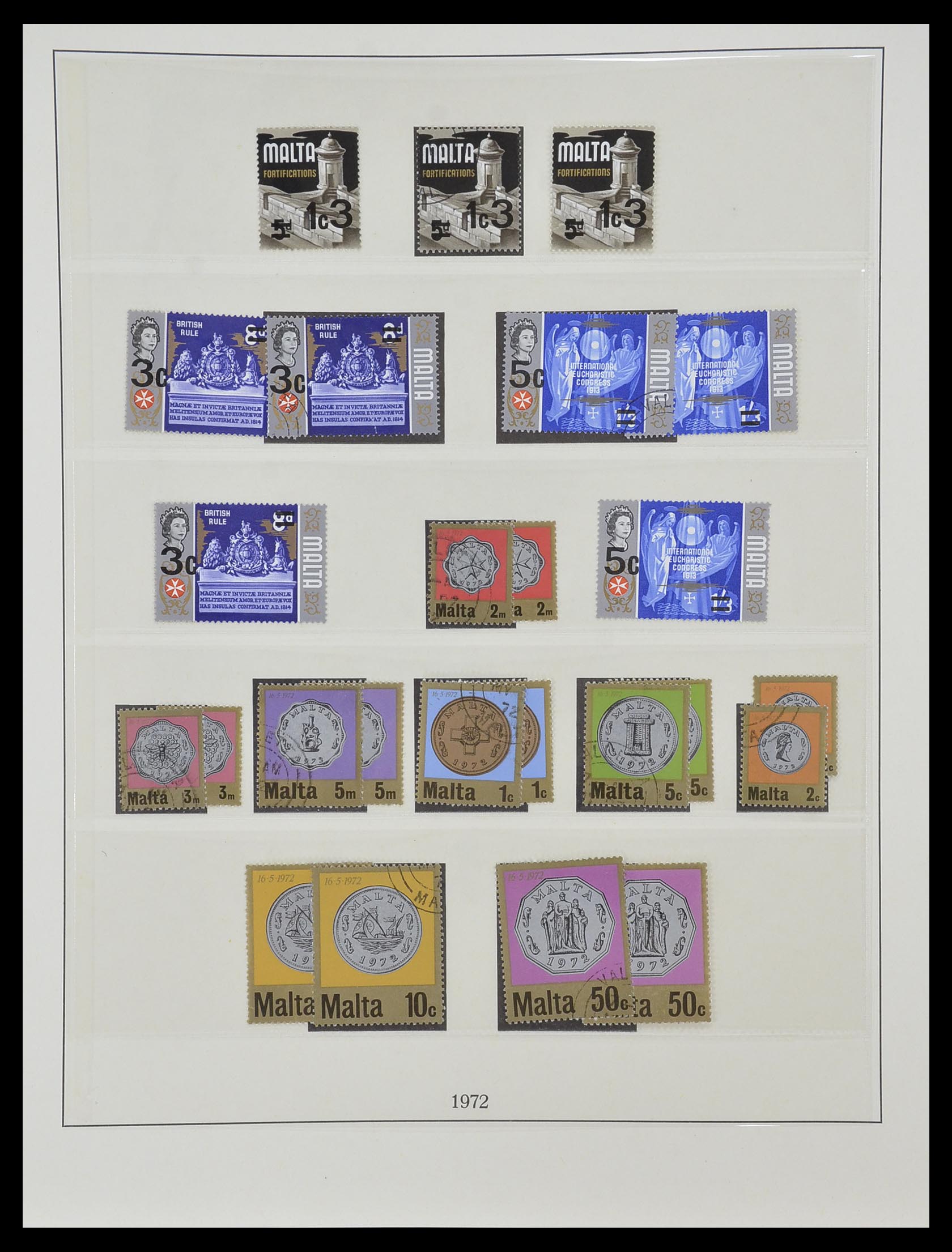 33968 058 - Postzegelverzameling 33968 Malta 1861-2001.