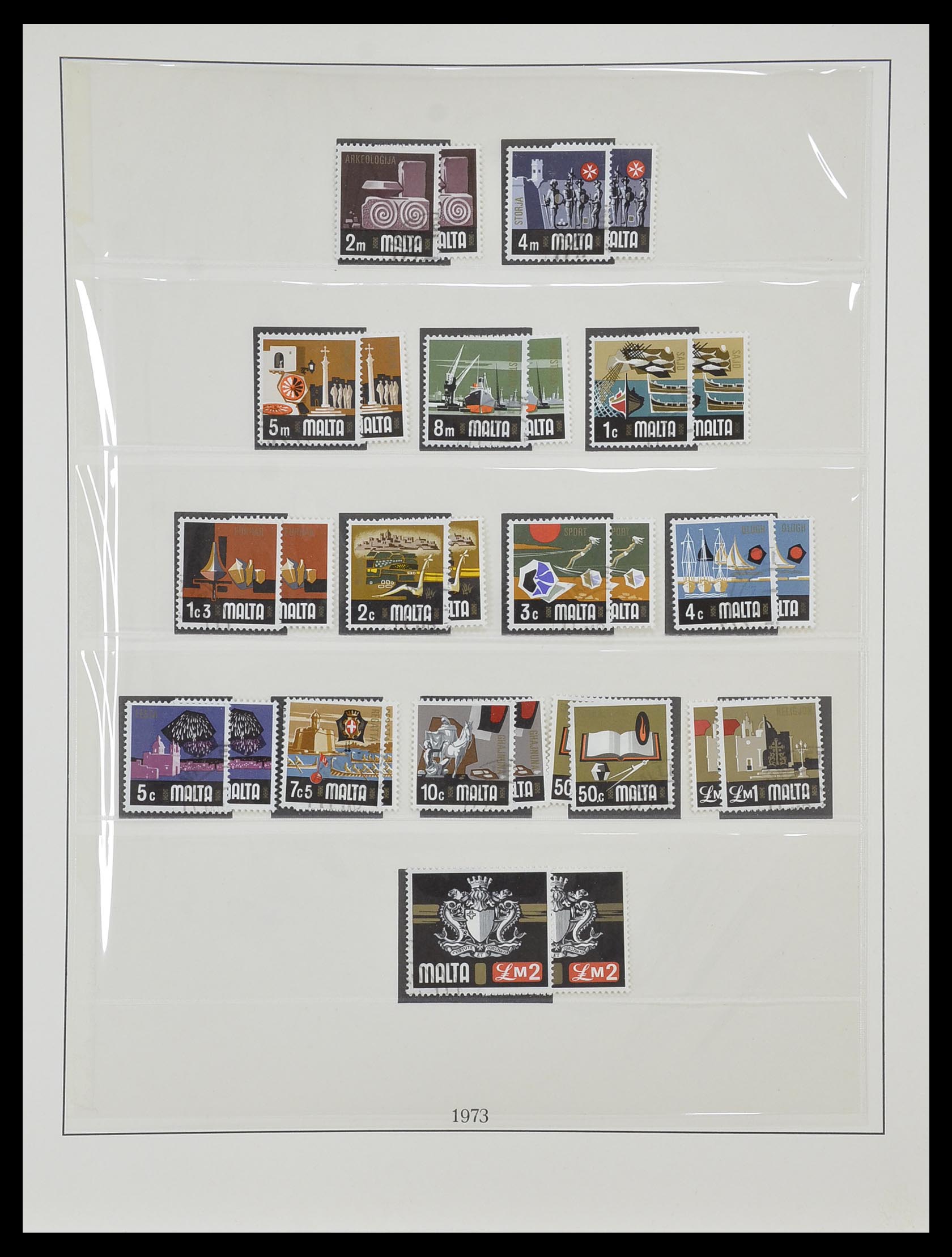 33968 060 - Postzegelverzameling 33968 Malta 1861-2001.
