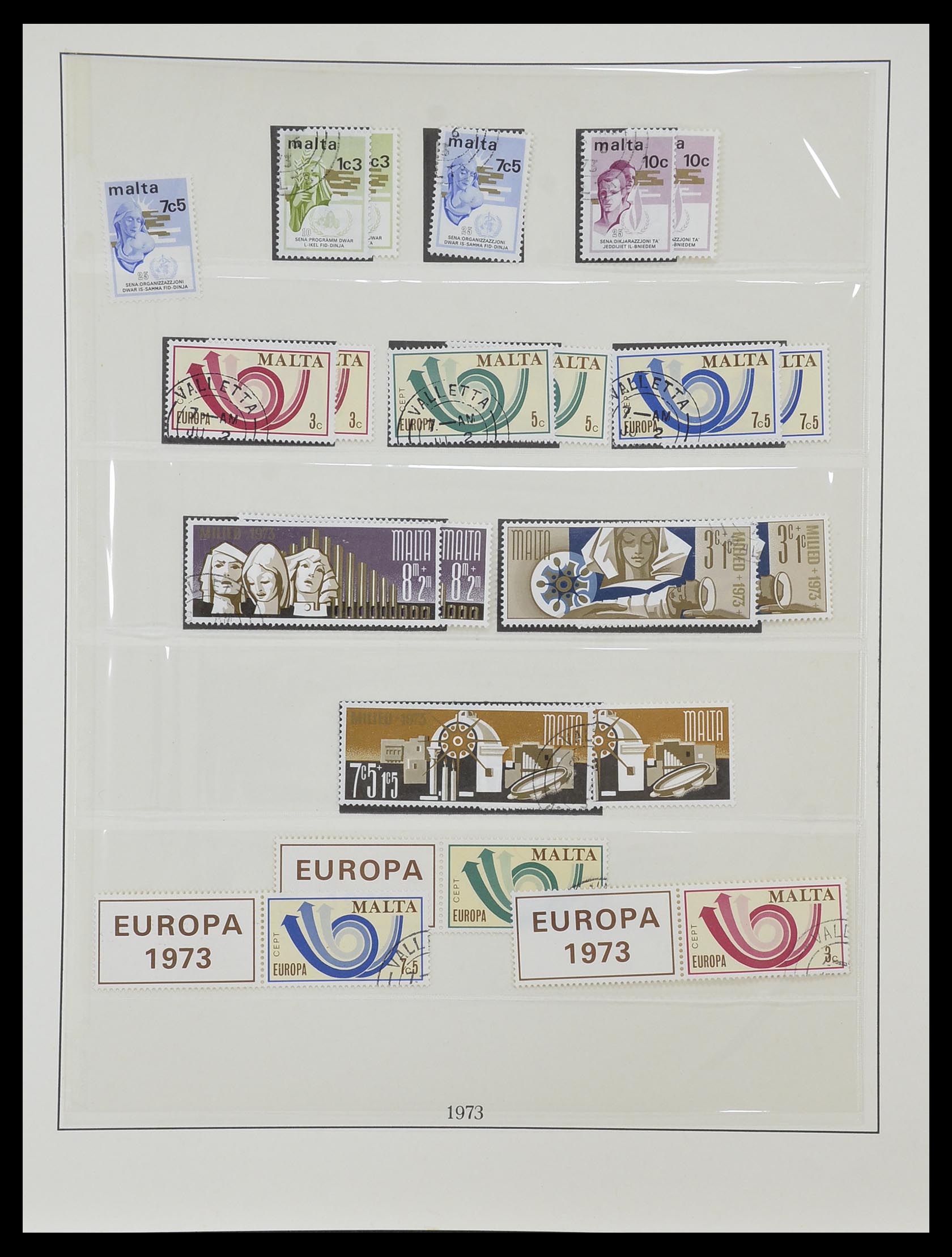 33968 061 - Postzegelverzameling 33968 Malta 1861-2001.