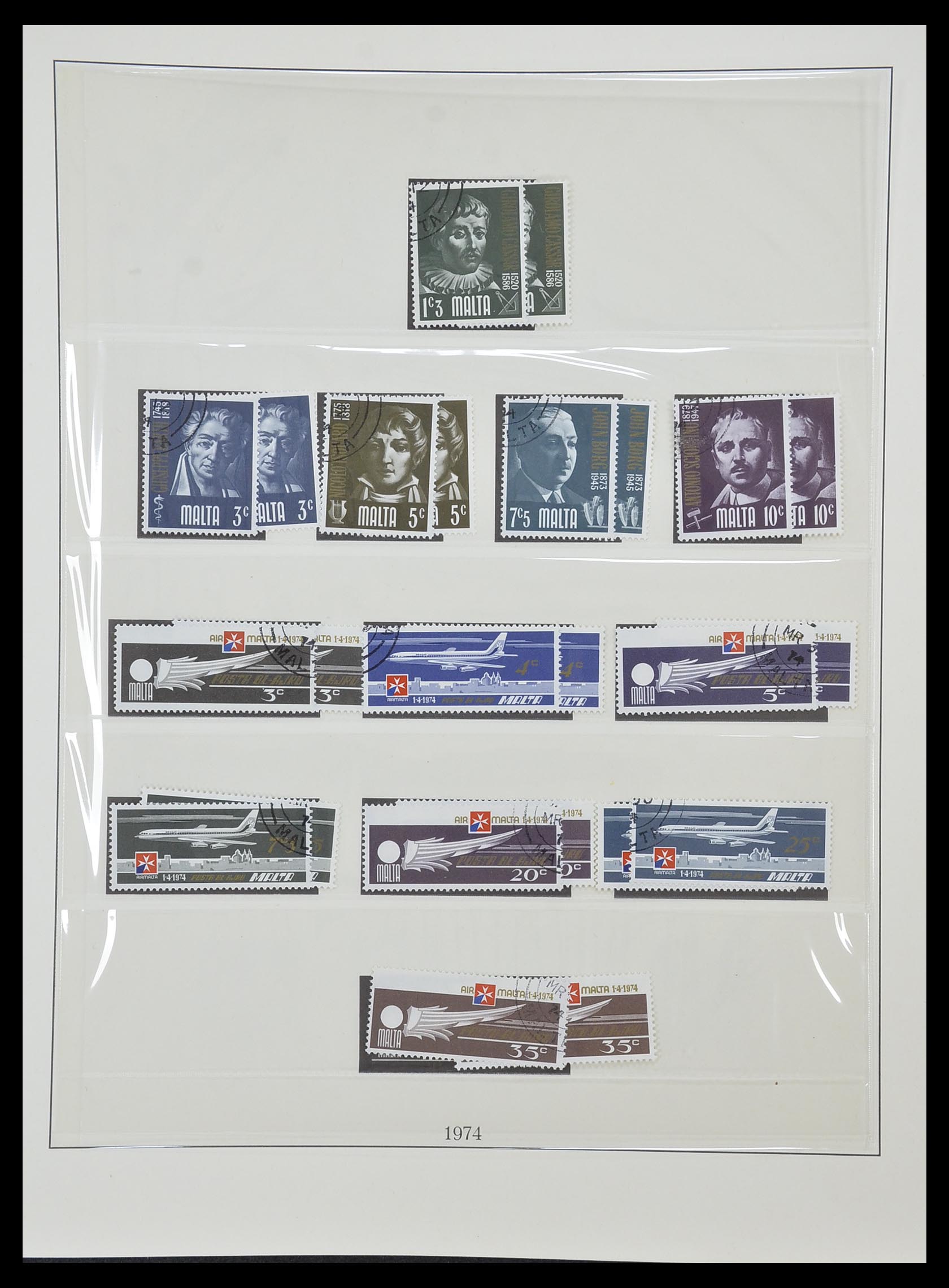 33968 063 - Postzegelverzameling 33968 Malta 1861-2001.