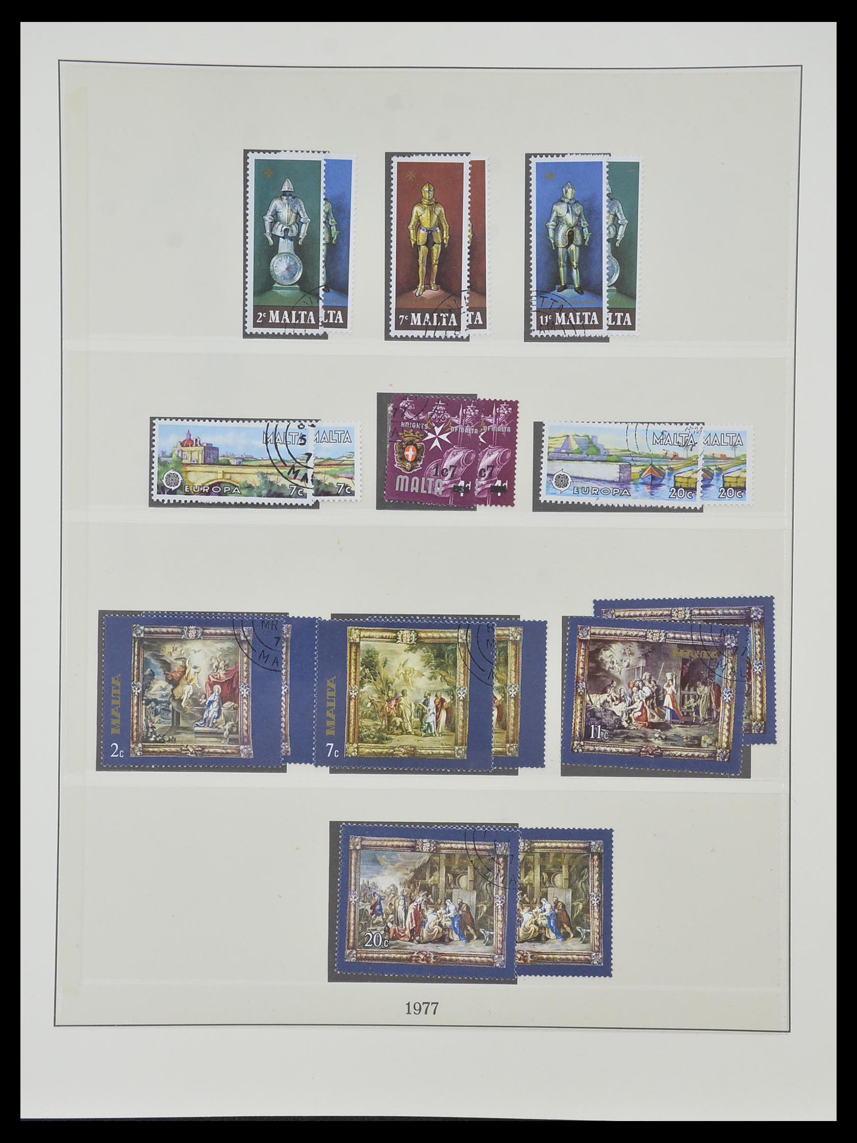 33968 070 - Postzegelverzameling 33968 Malta 1861-2001.