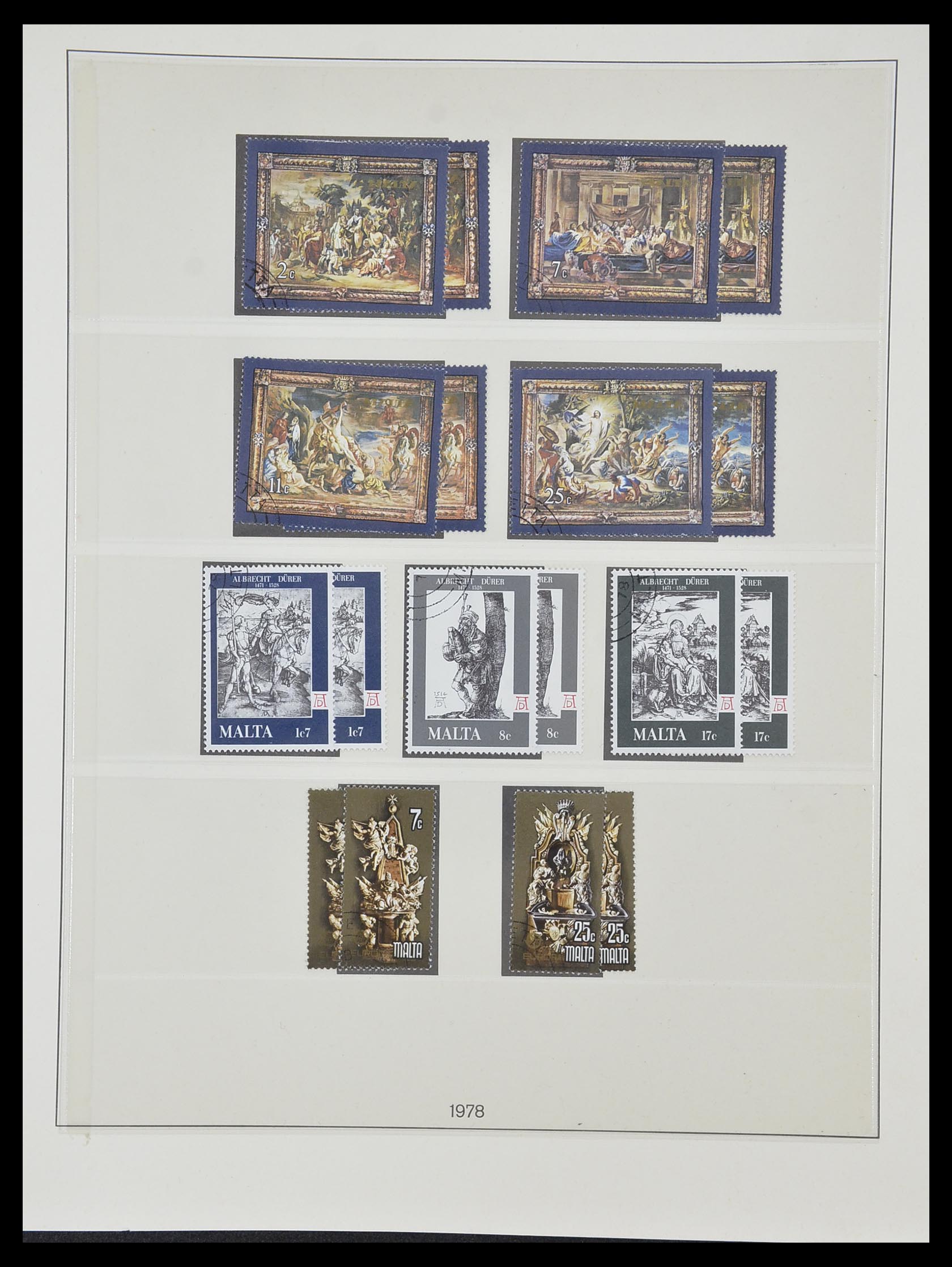 33968 072 - Postzegelverzameling 33968 Malta 1861-2001.