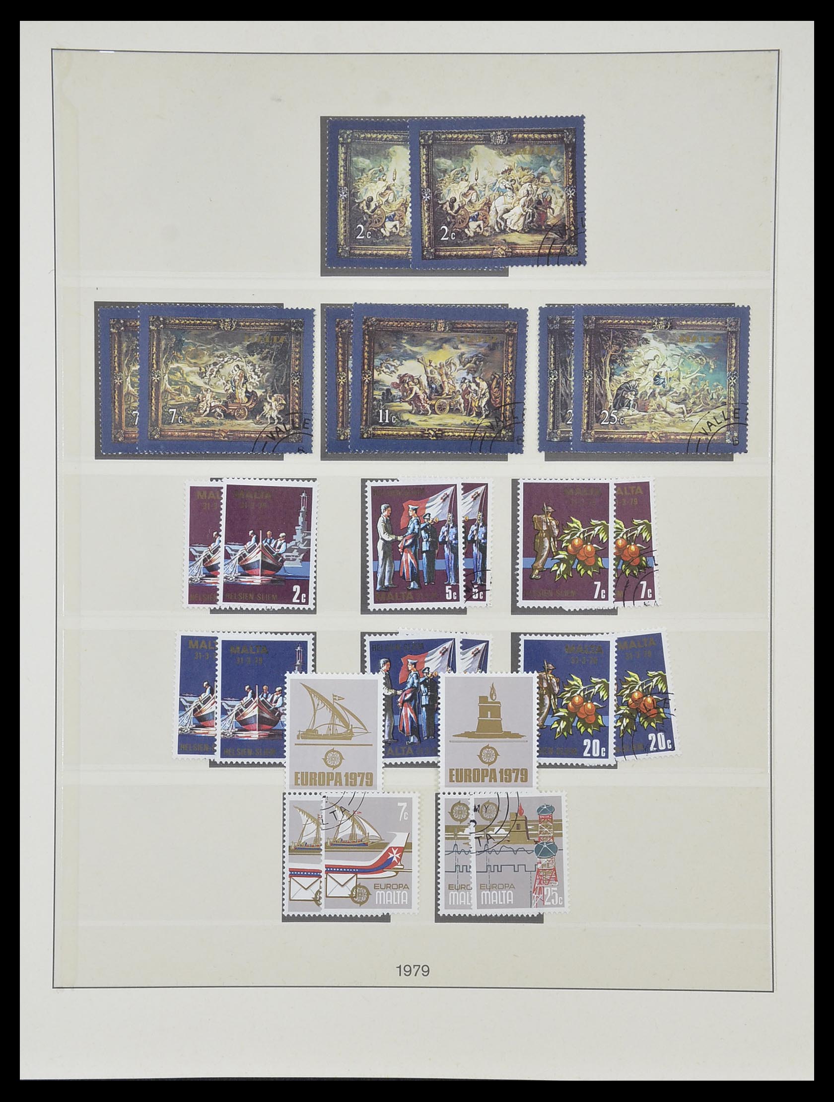 33968 075 - Postzegelverzameling 33968 Malta 1861-2001.