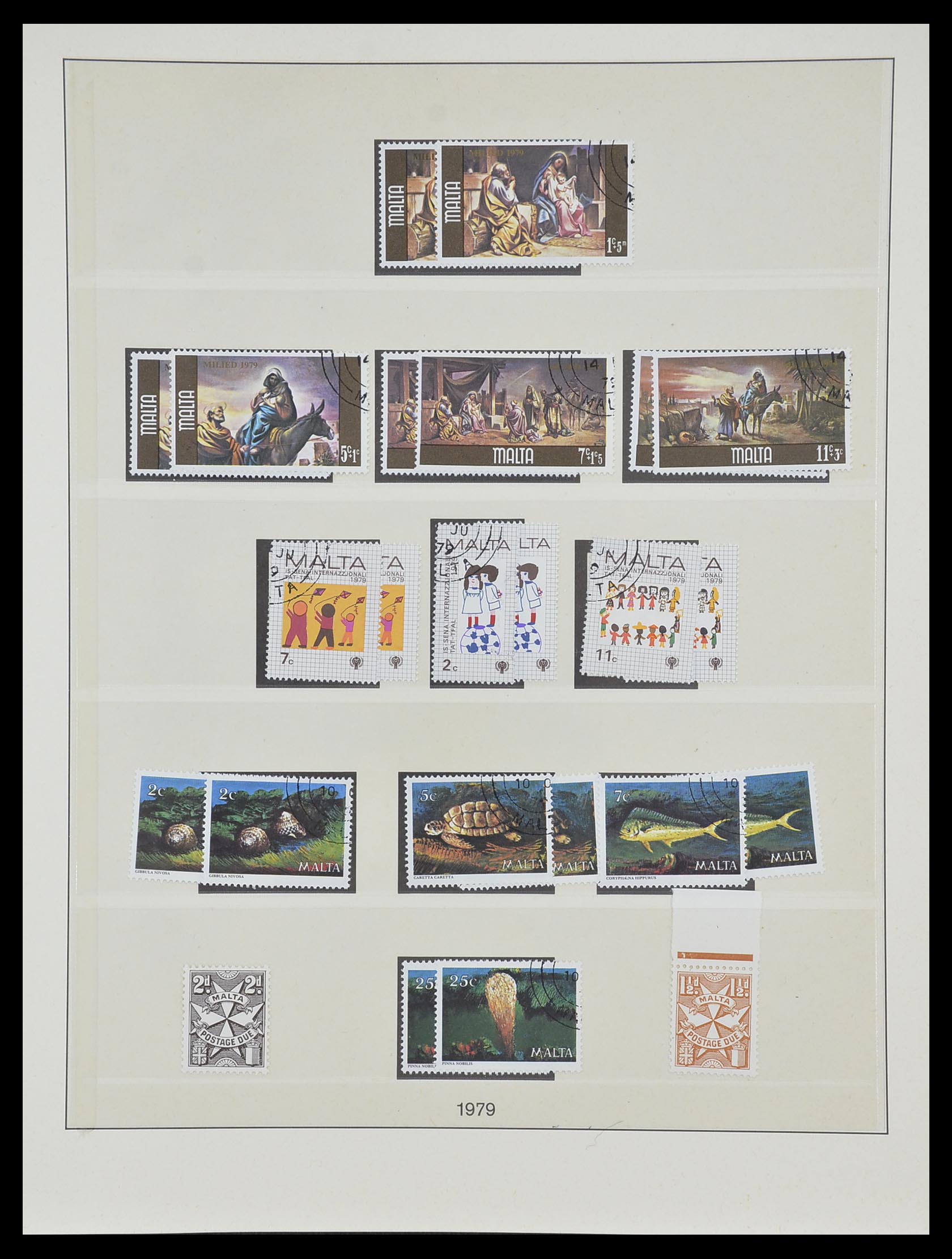 33968 076 - Postzegelverzameling 33968 Malta 1861-2001.