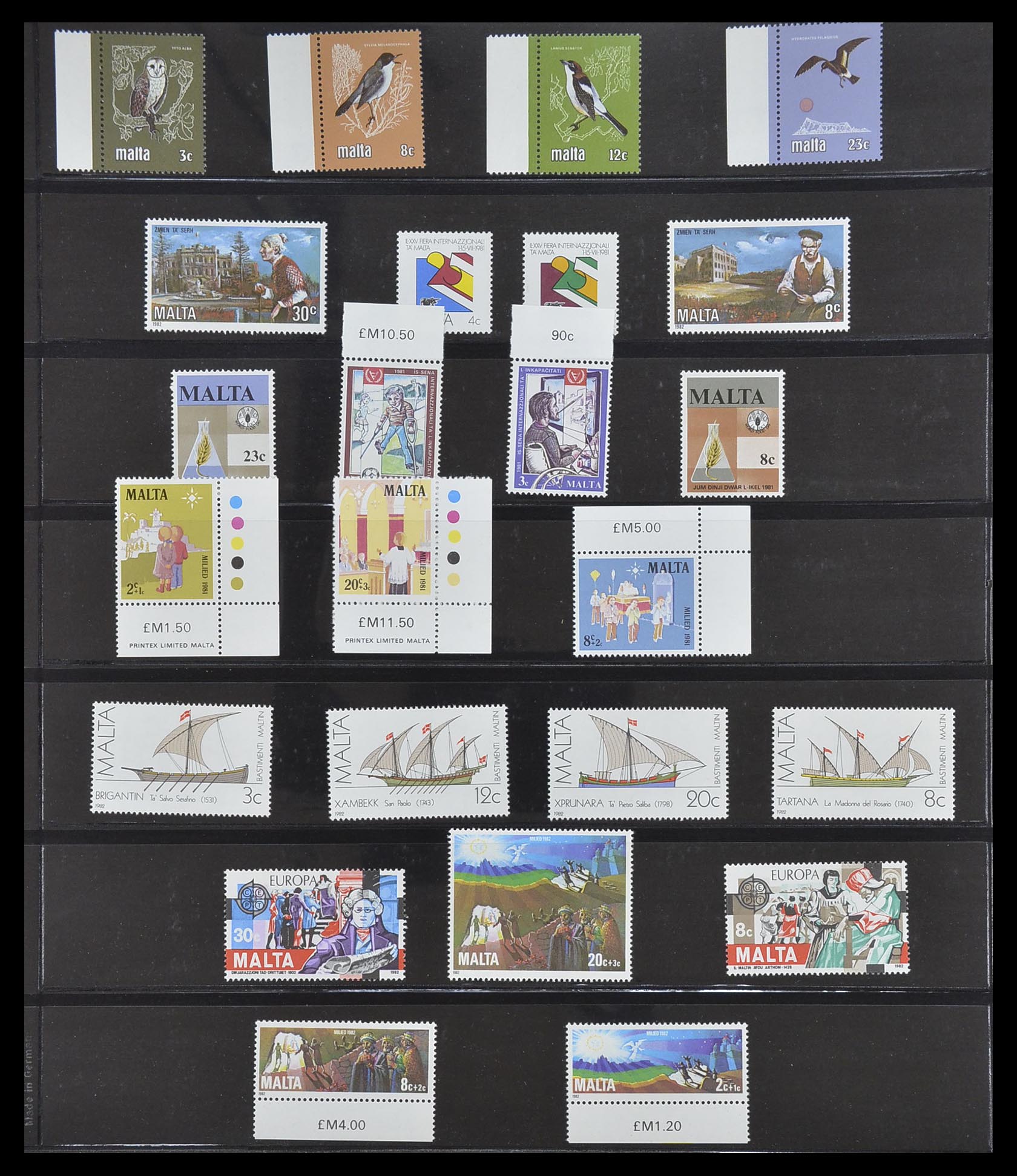 33968 078 - Stamp collection 33968 Malta 1861-2001.