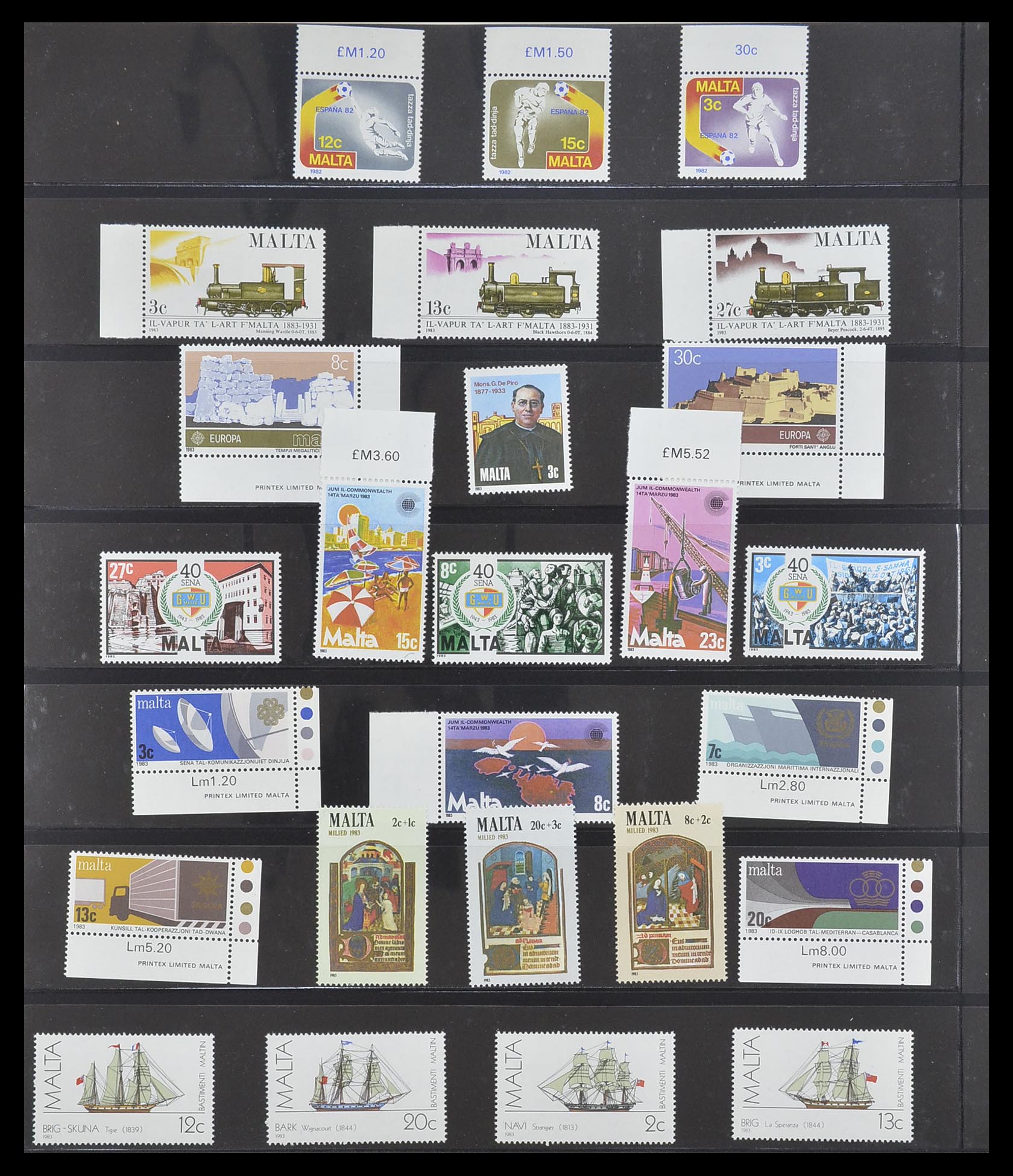 33968 079 - Postzegelverzameling 33968 Malta 1861-2001.