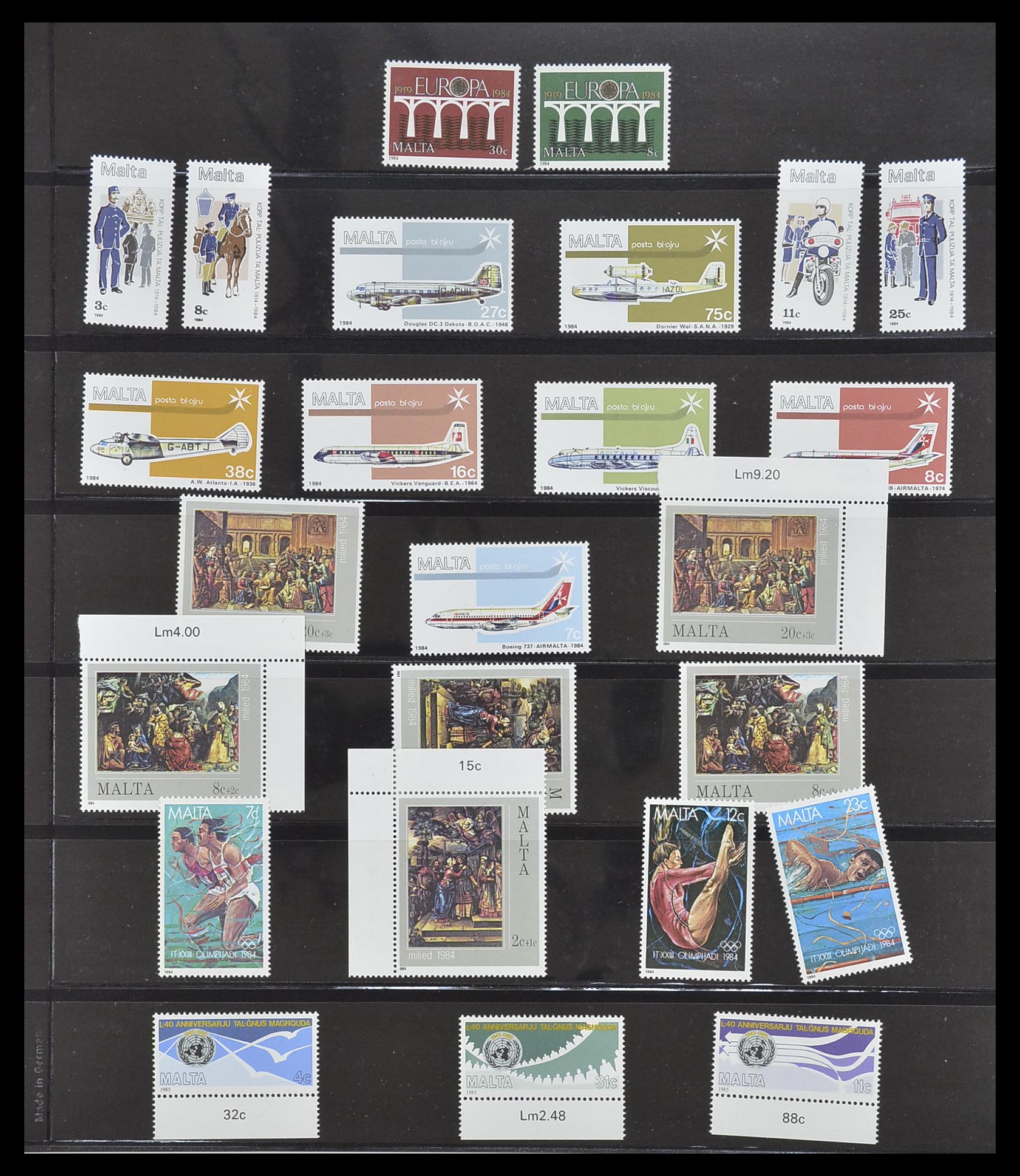 33968 080 - Postzegelverzameling 33968 Malta 1861-2001.