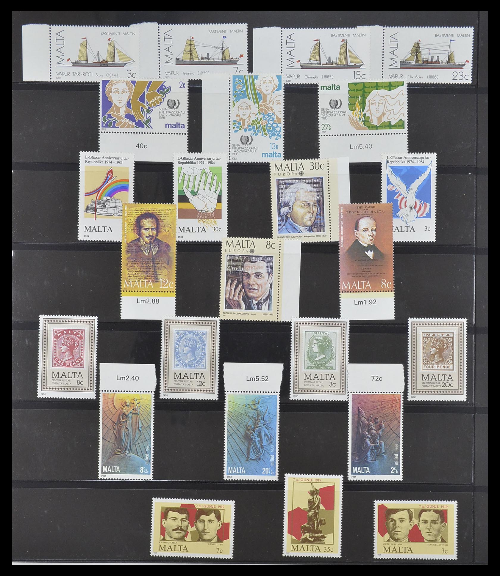 33968 081 - Stamp collection 33968 Malta 1861-2001.