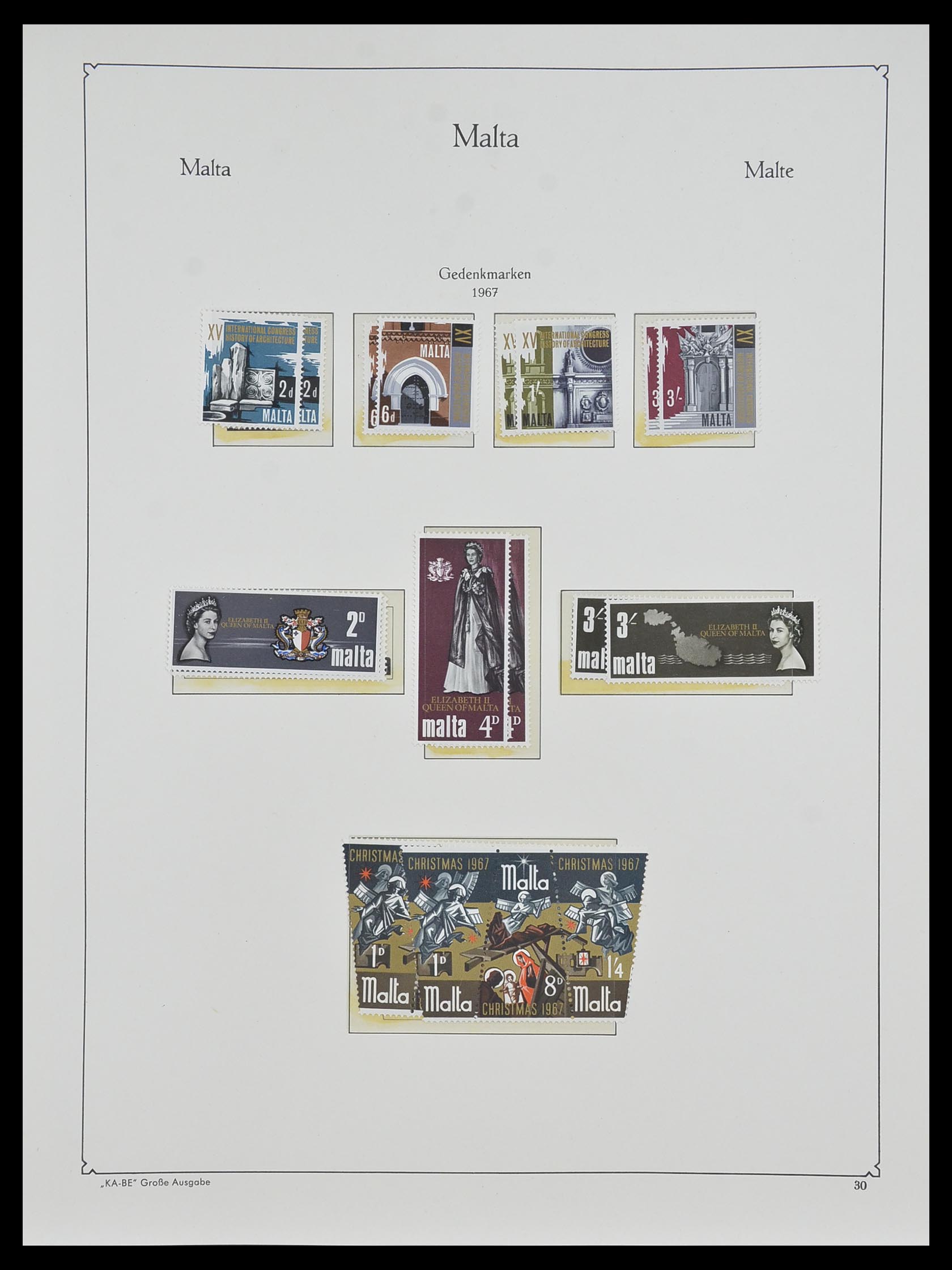 33968 097 - Postzegelverzameling 33968 Malta 1861-2001.