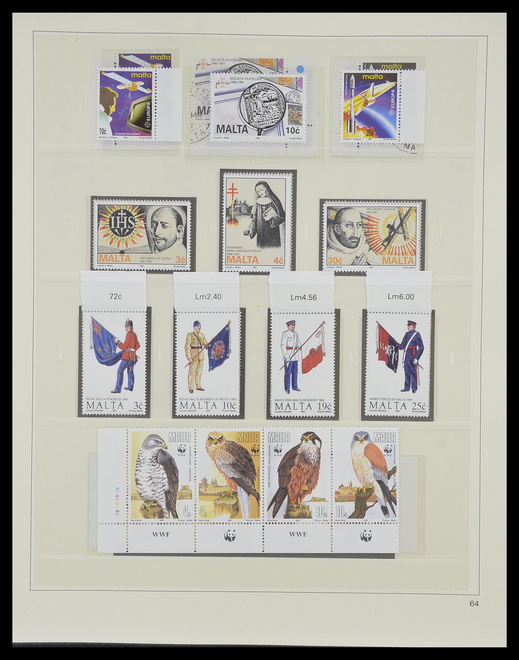 33968 144 - Postzegelverzameling 33968 Malta 1861-2001.