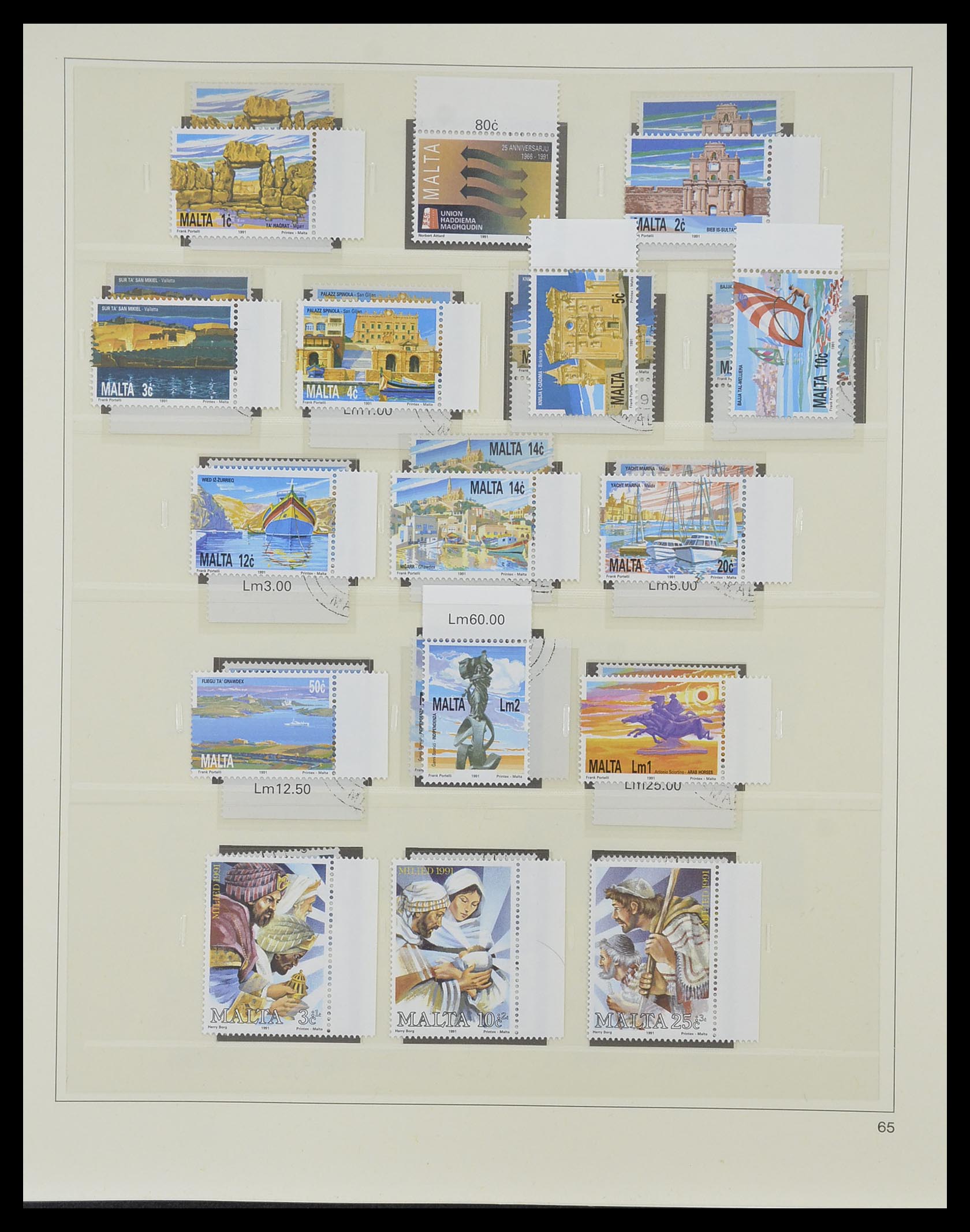 33968 146 - Postzegelverzameling 33968 Malta 1861-2001.
