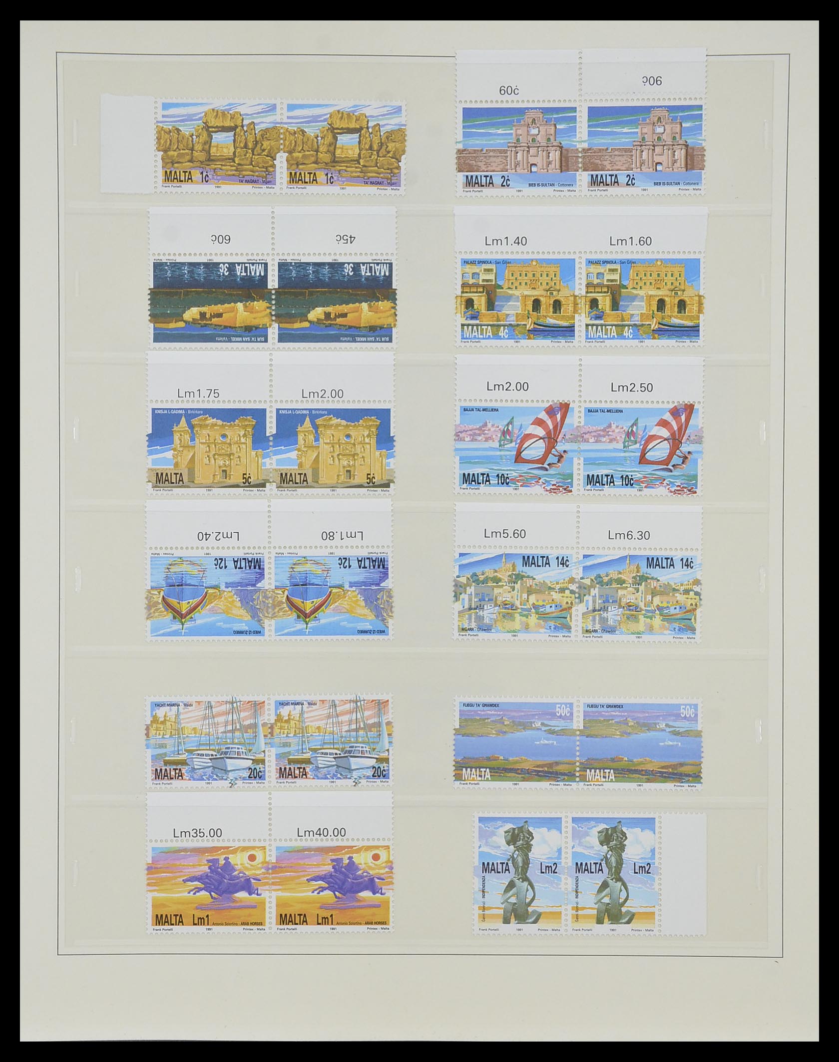 33968 148 - Postzegelverzameling 33968 Malta 1861-2001.