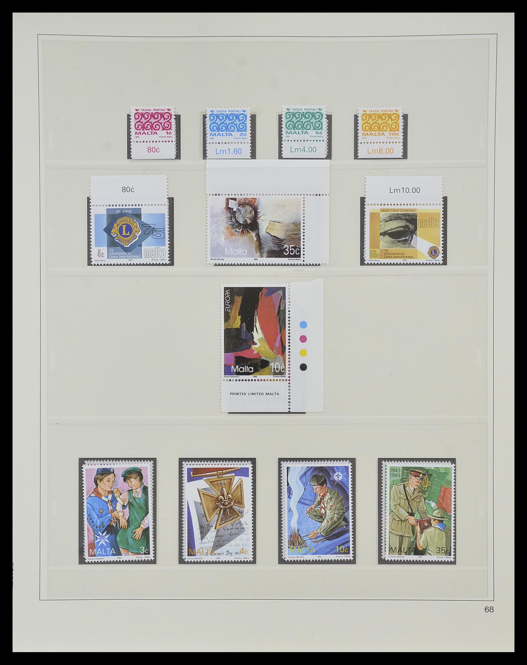 33968 153 - Postzegelverzameling 33968 Malta 1861-2001.