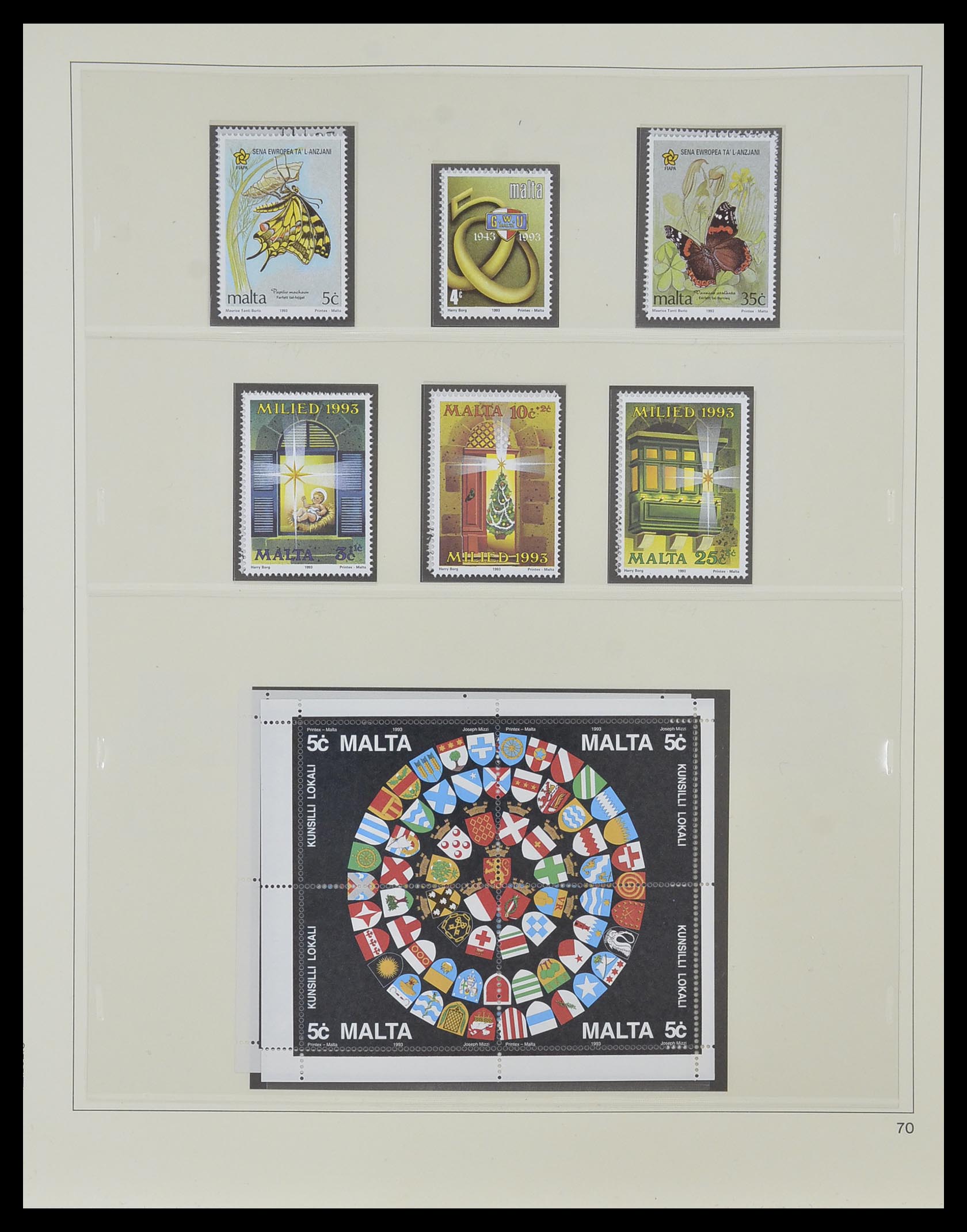 33968 157 - Postzegelverzameling 33968 Malta 1861-2001.