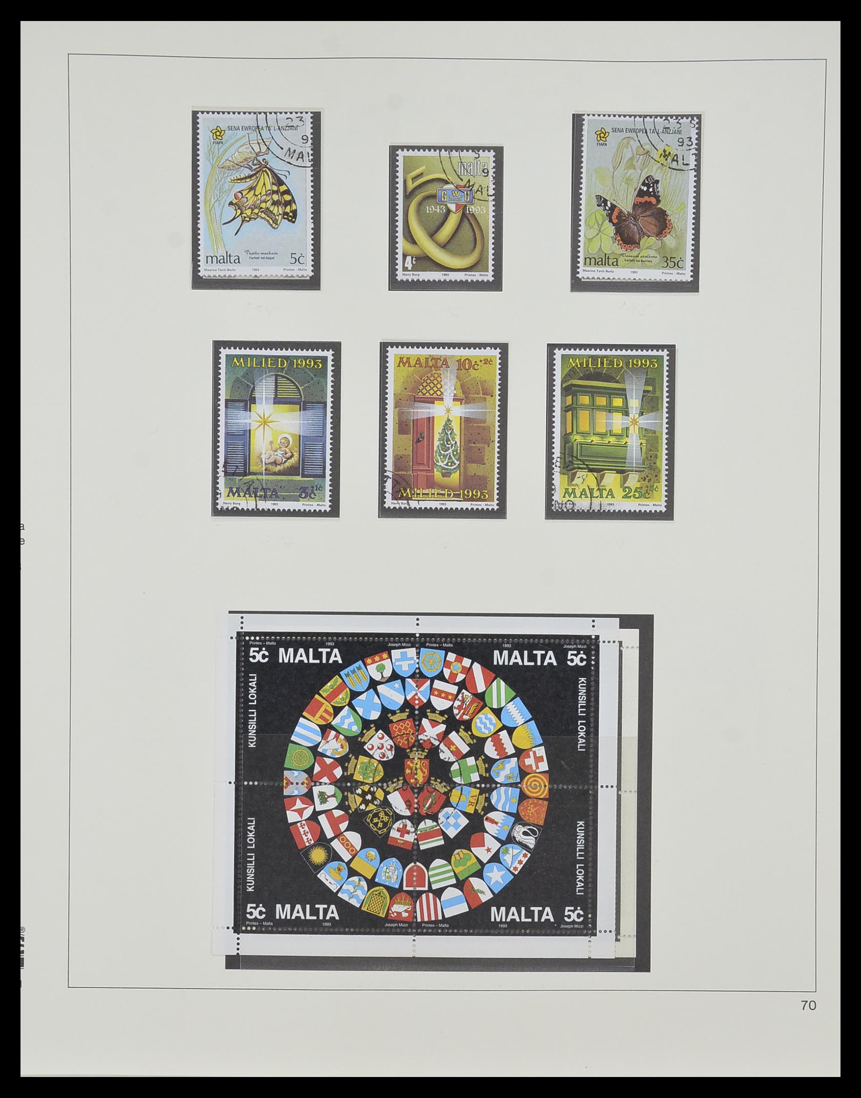 33968 158 - Postzegelverzameling 33968 Malta 1861-2001.