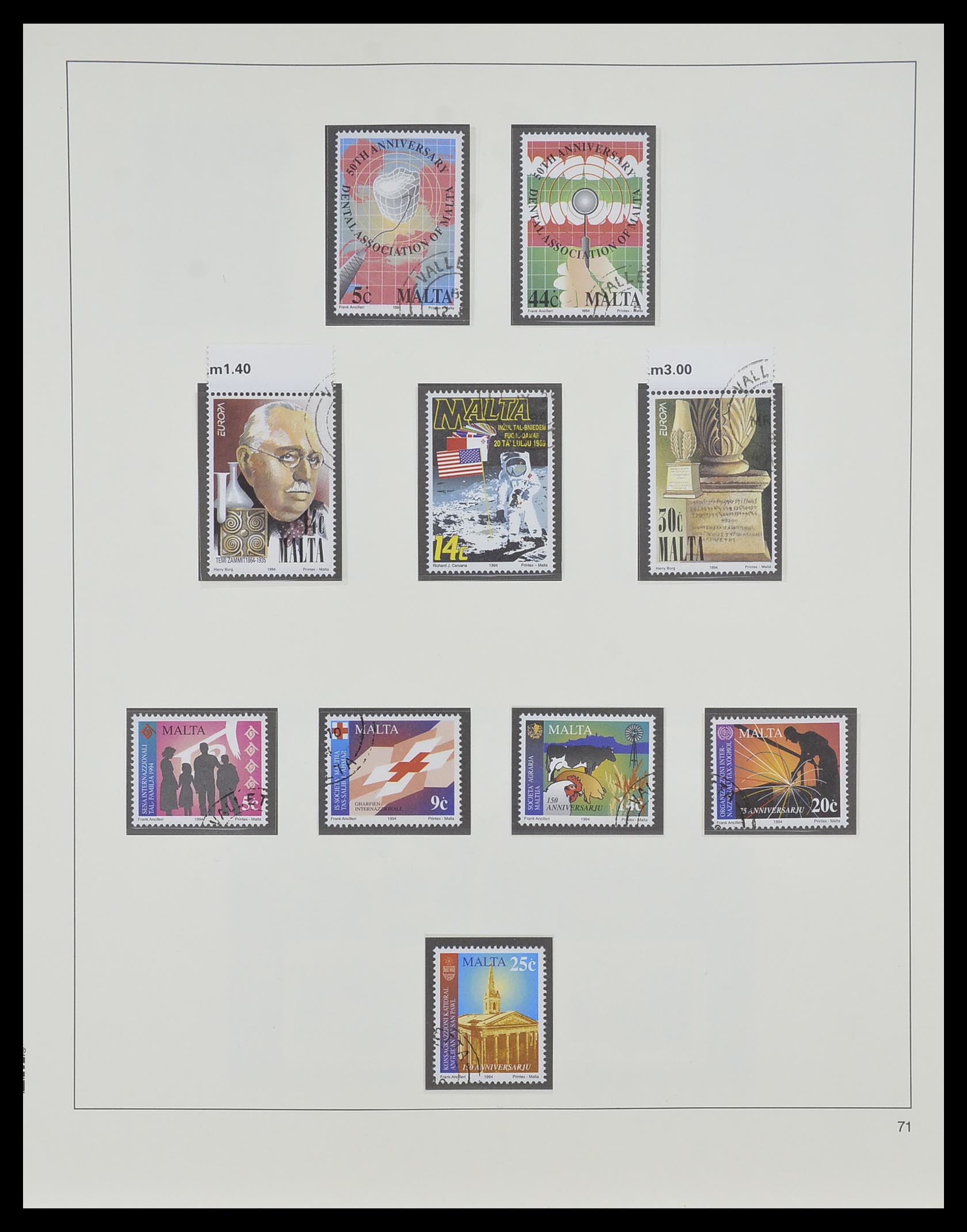 33968 160 - Postzegelverzameling 33968 Malta 1861-2001.