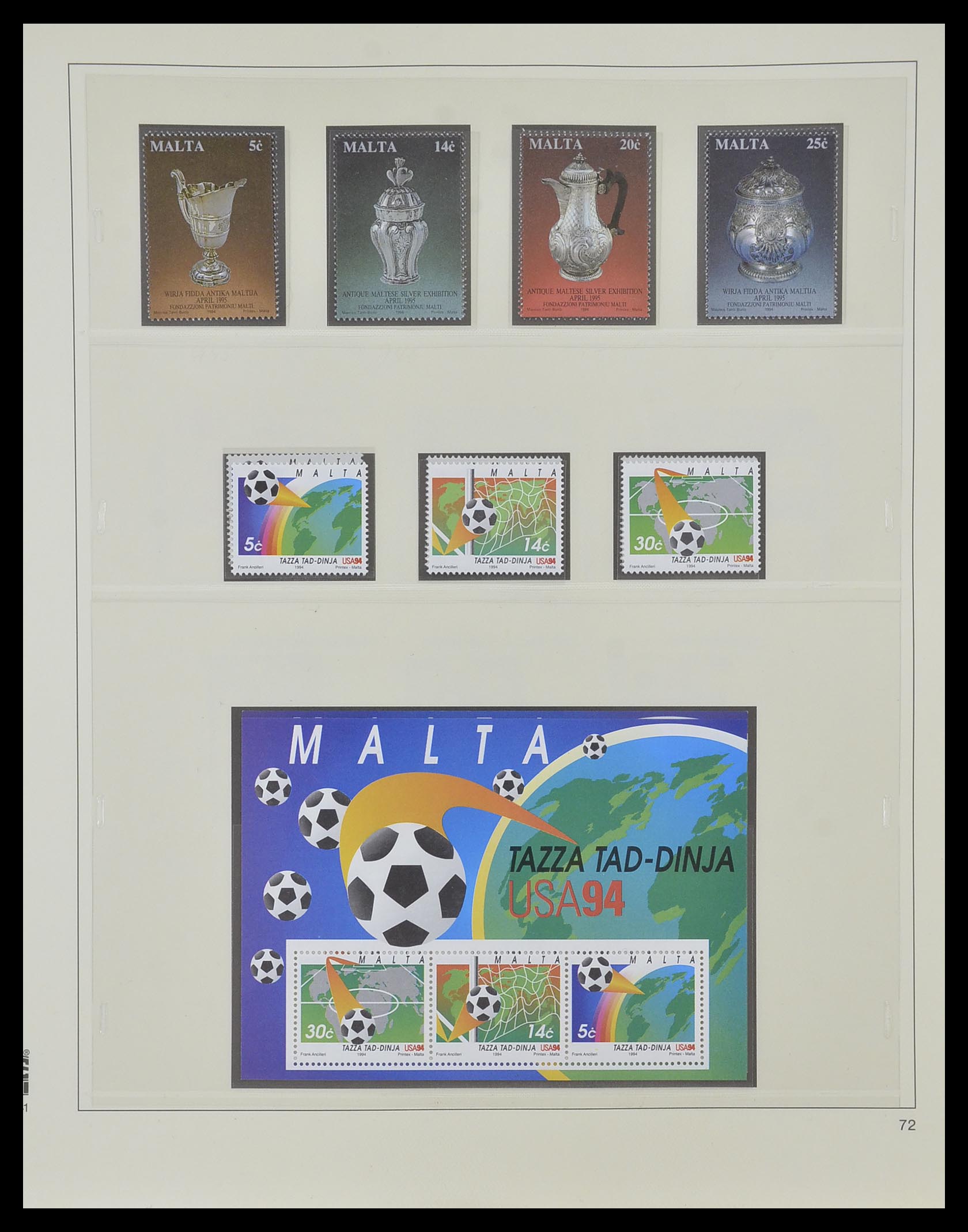 33968 161 - Postzegelverzameling 33968 Malta 1861-2001.